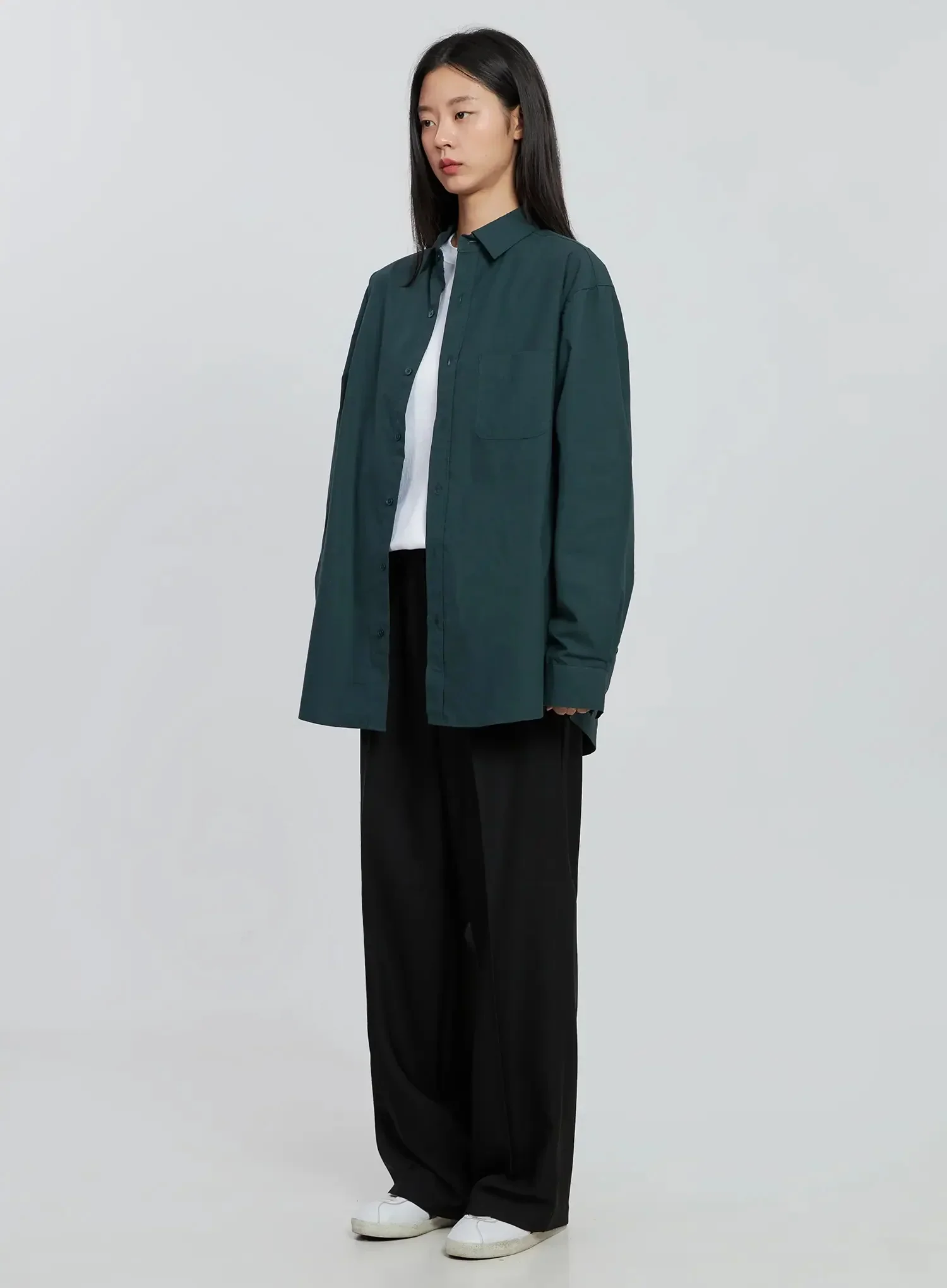 Classic Oversized Shirt IN507 - Image 8