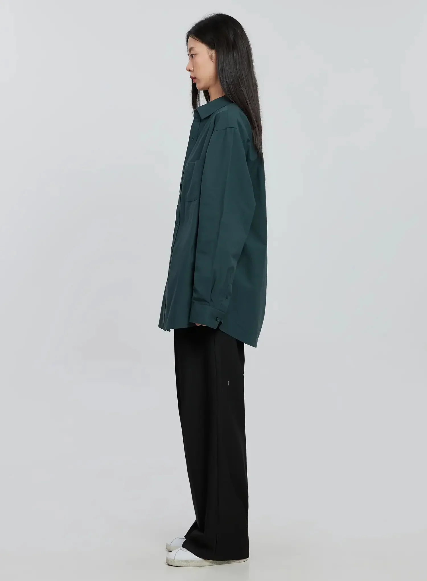 Classic Oversized Shirt IN507 - Image 9