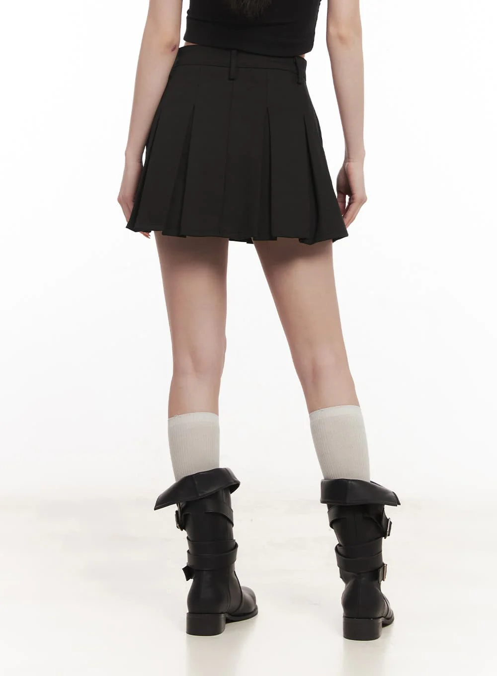 Classic Pleated Mini Skirt CM518 - Image 4