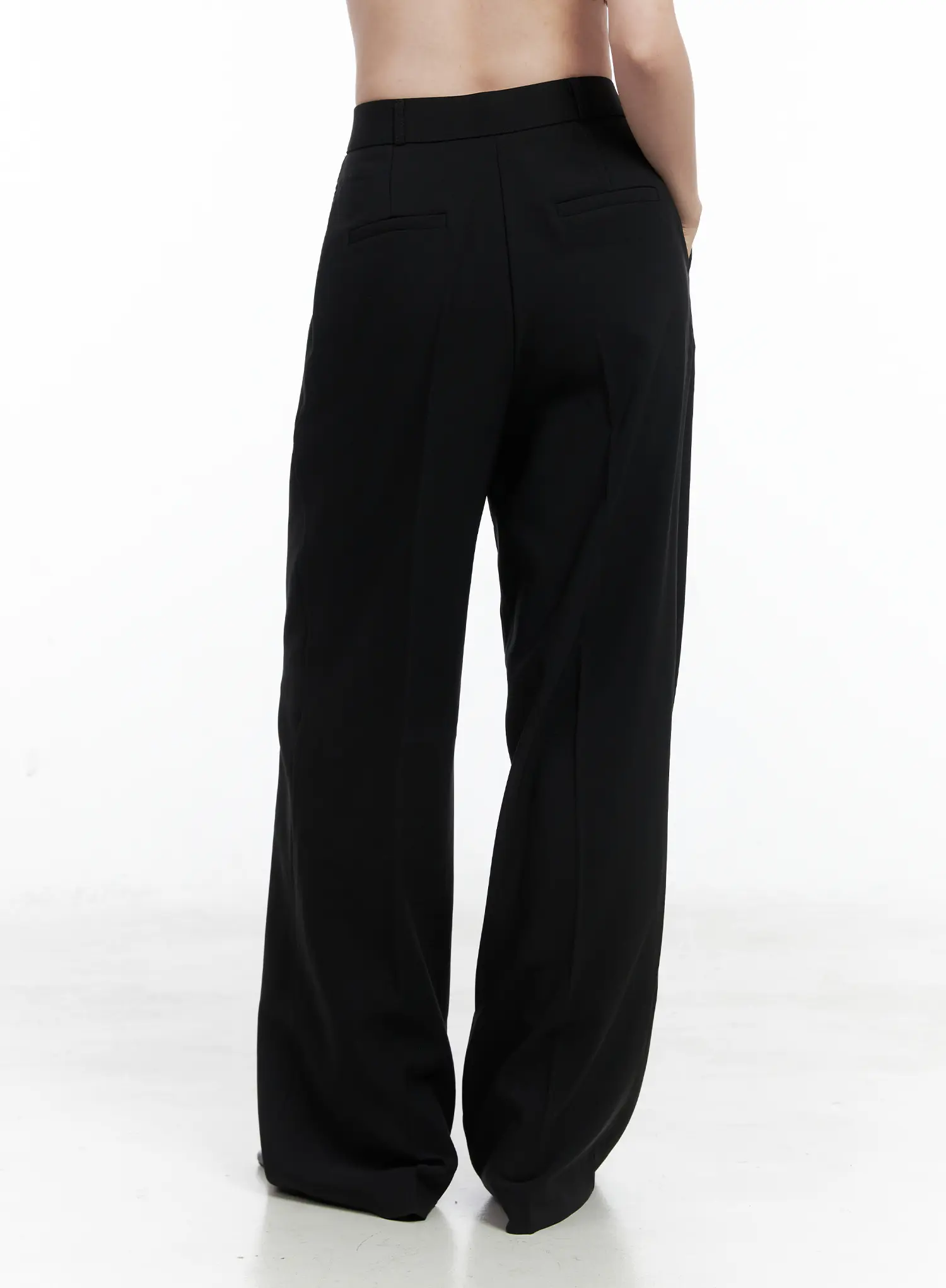 Classic Pleated Wide Trousers CN518 - Image 7