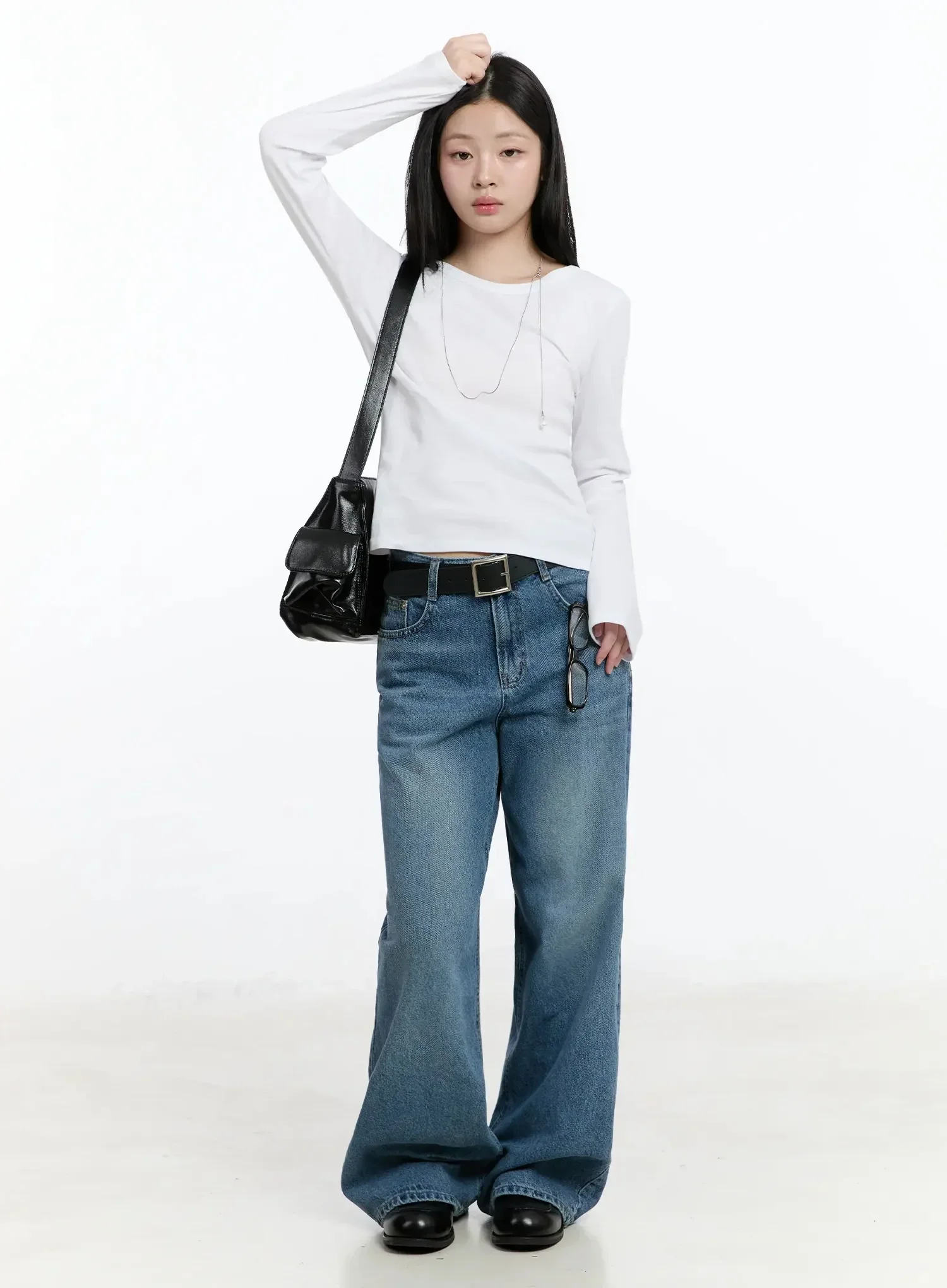 Classic Round Neck Long Sleeve Top IM519 - Image 5