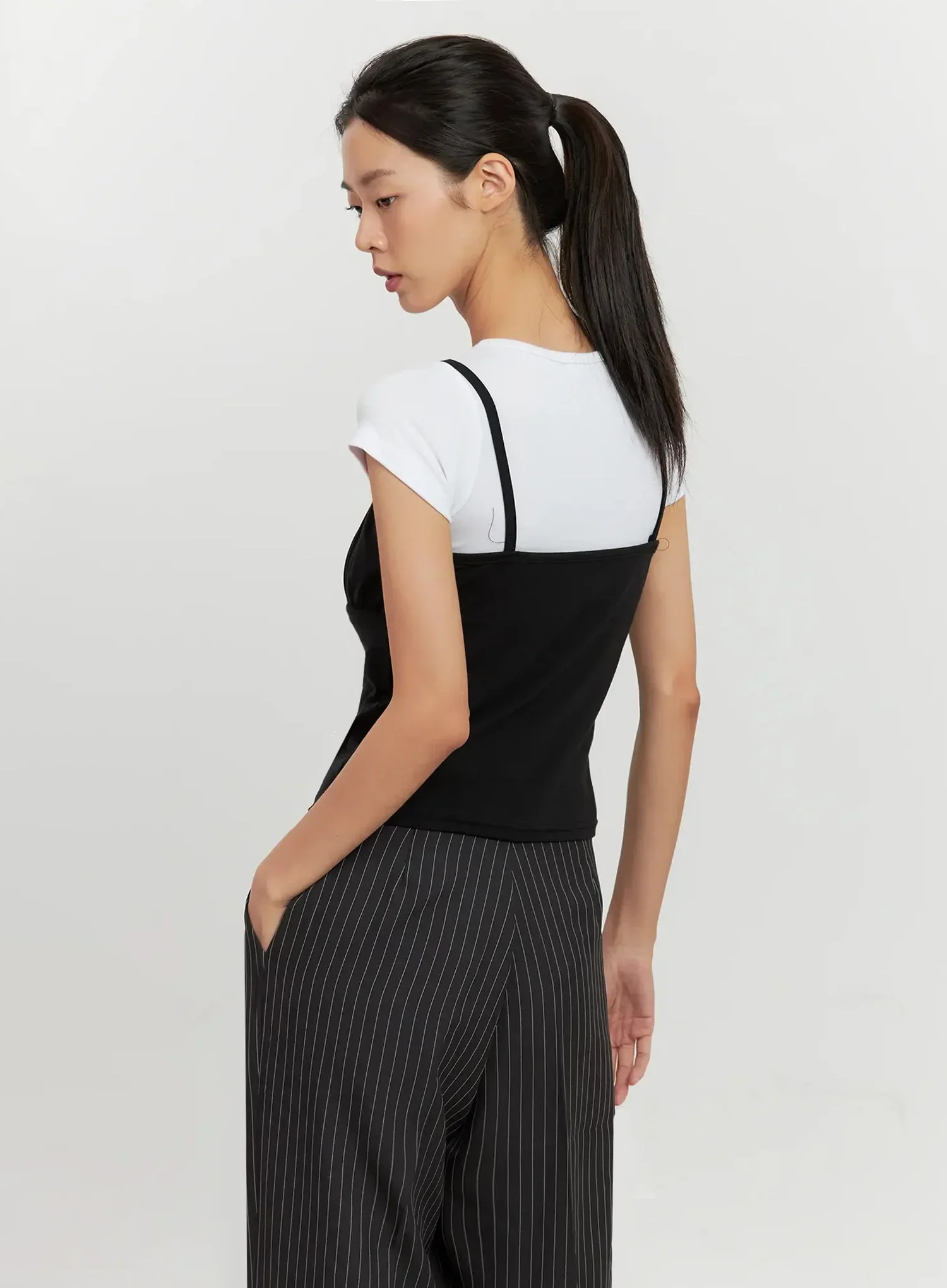 Classic Shirred Cami Top IL528 - Image 11