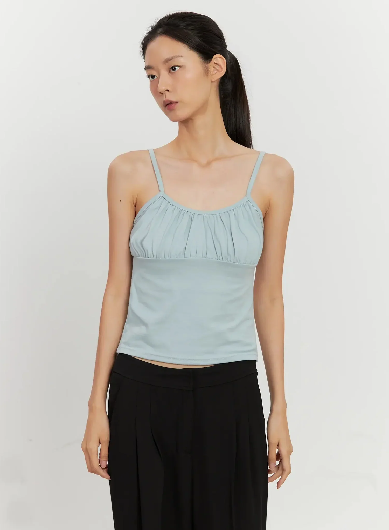 Classic Shirred Cami Top IL528 - Image 18