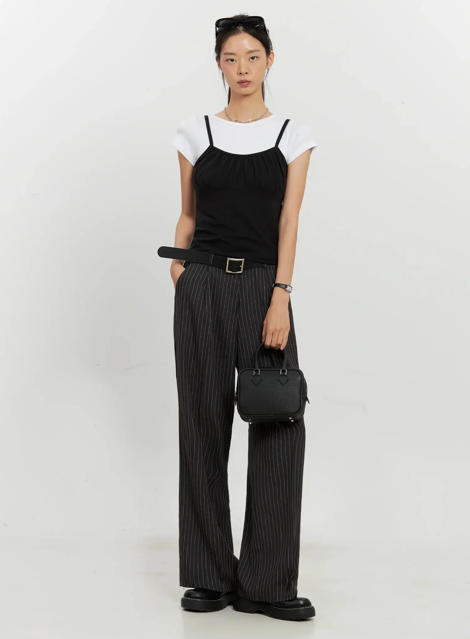 Classic Shirred Cami Top IL528 - Image 2