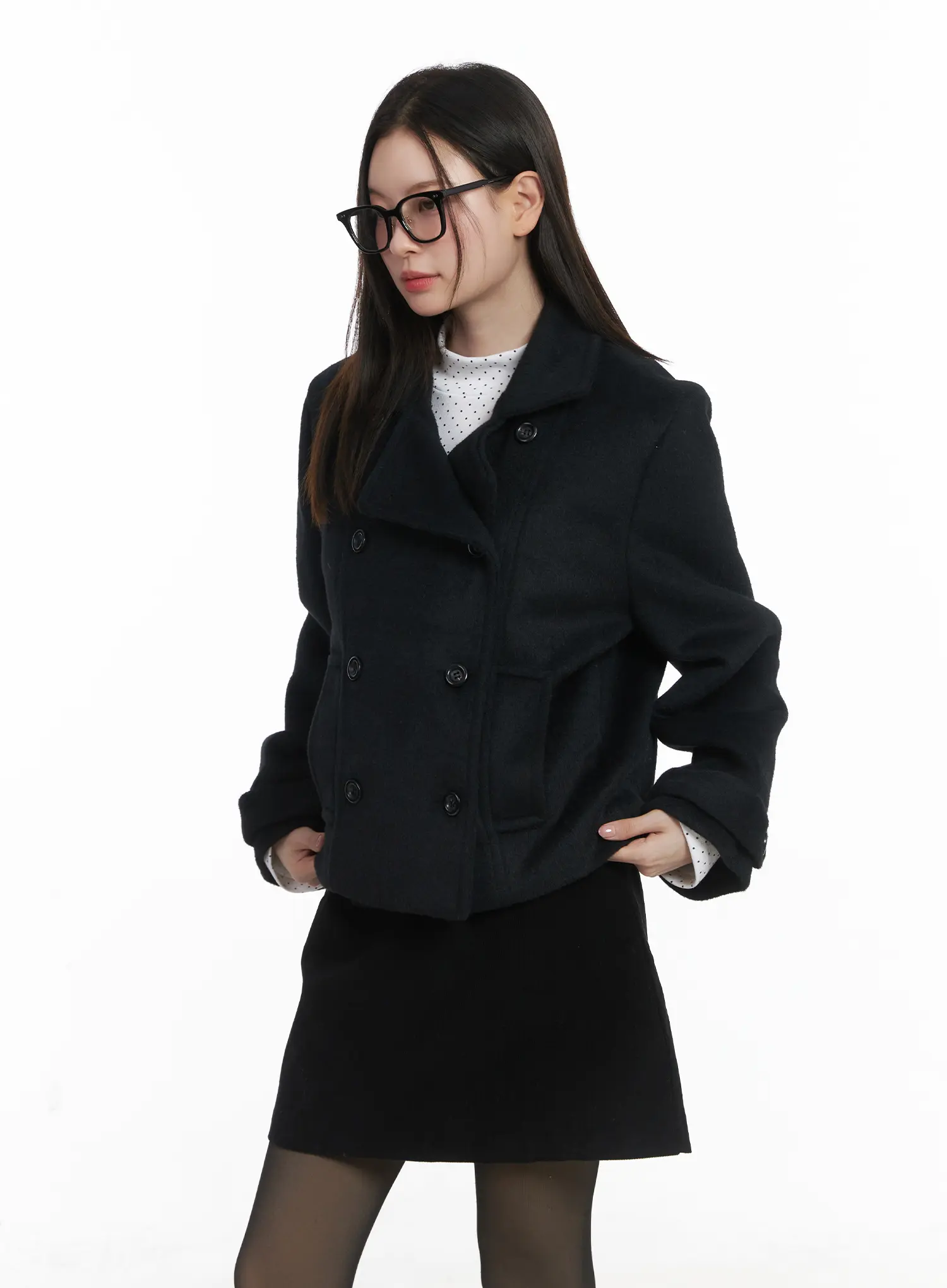 Classic Short Wool Jacket CJ506 - Image 5