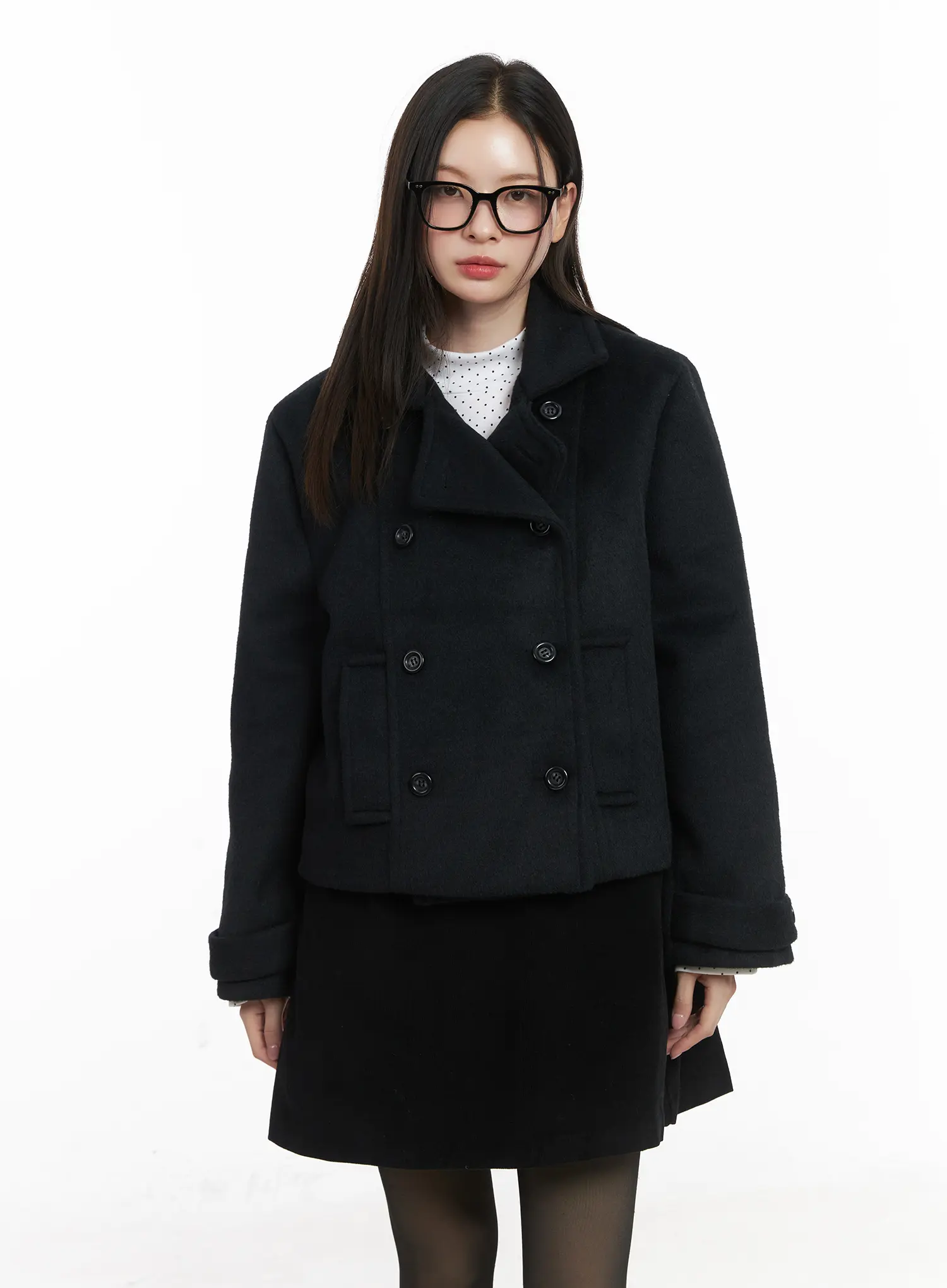 Classic Short Wool Jacket CJ506 - Image 8