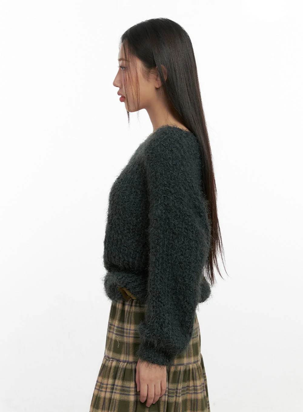 Classic Solid Long Sleeve Sweater IN415 - Image 10