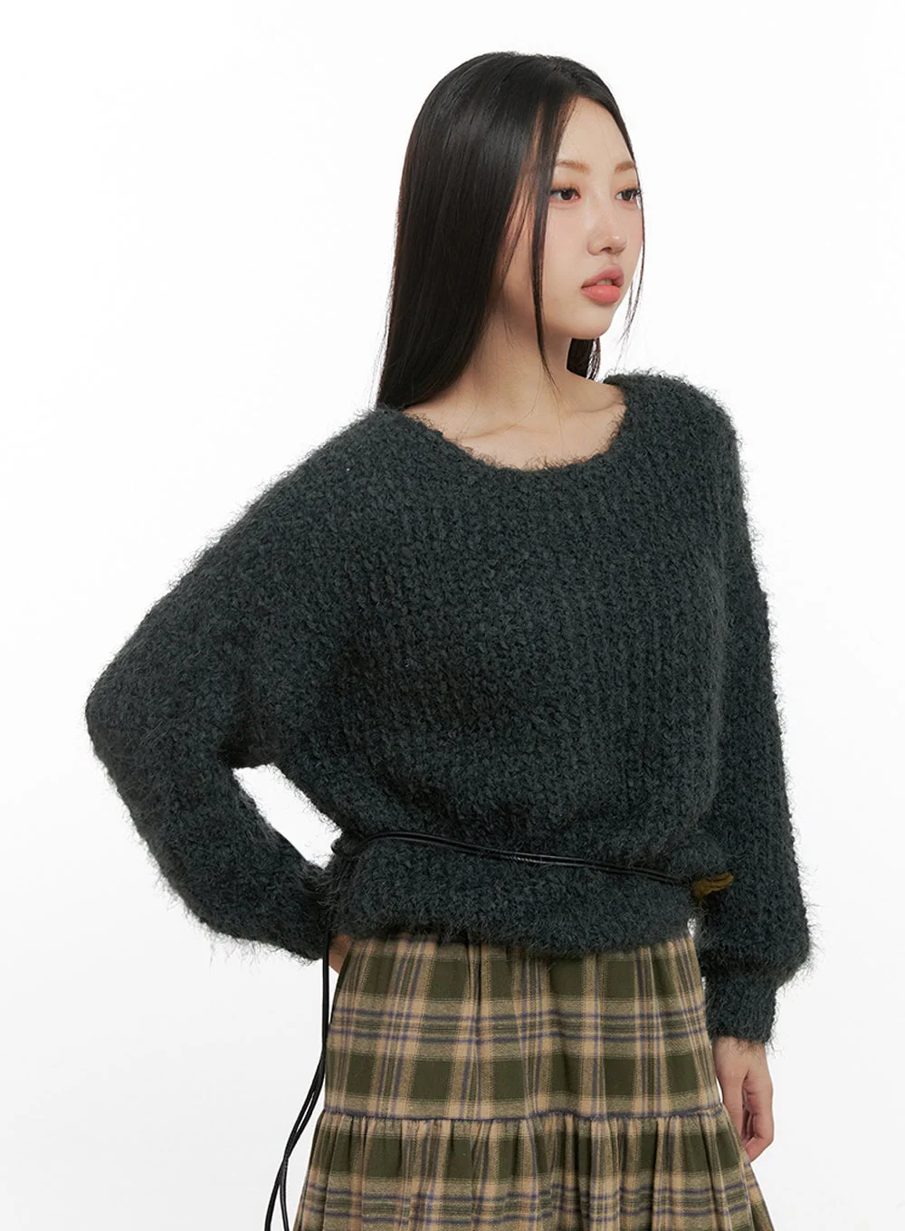 Classic Solid Long Sleeve Sweater IN415 - Image 14