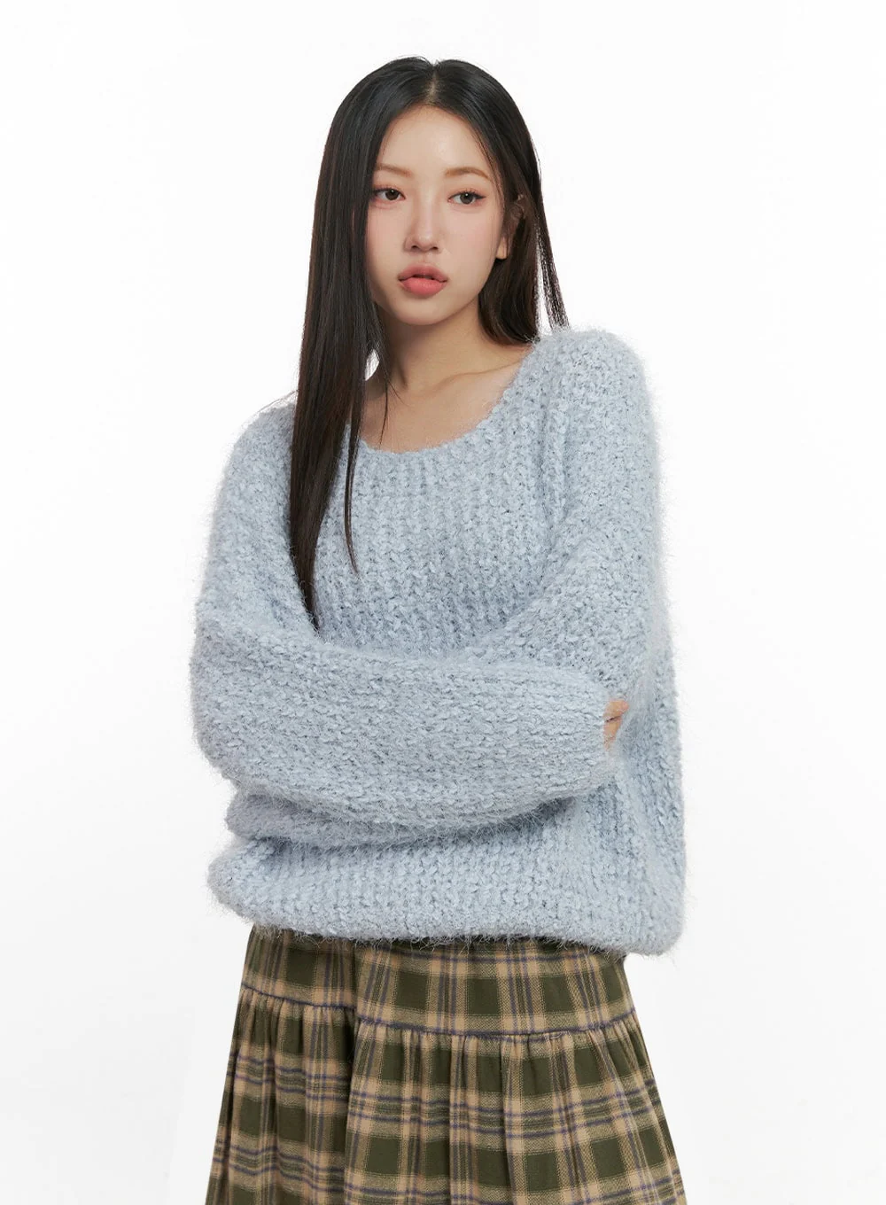 Classic Solid Long Sleeve Sweater IN415 - Image 18