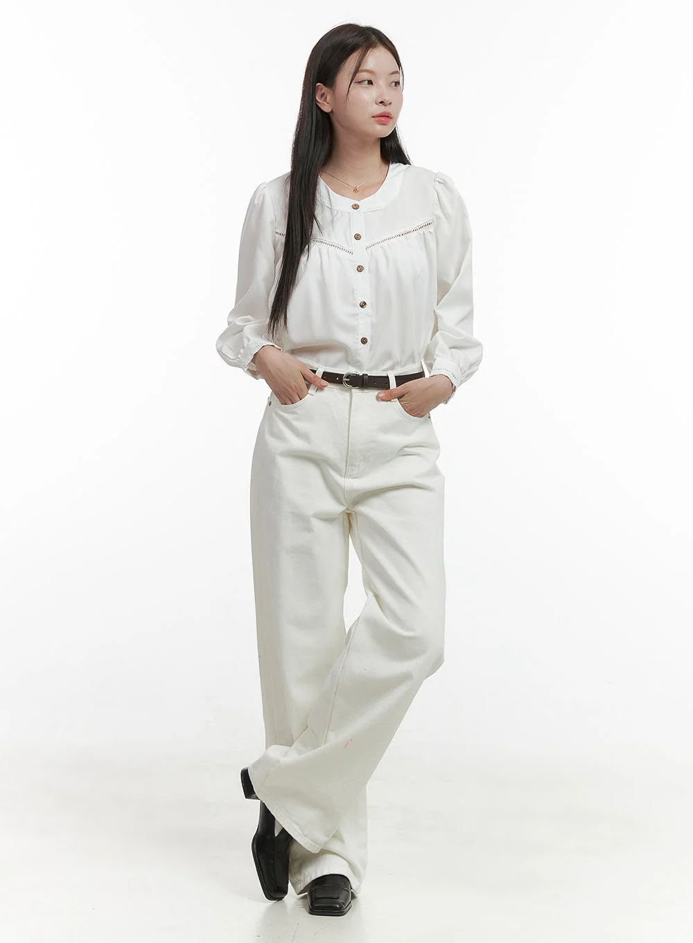 Classic Thin Buckle Belt OO416 - Image 4