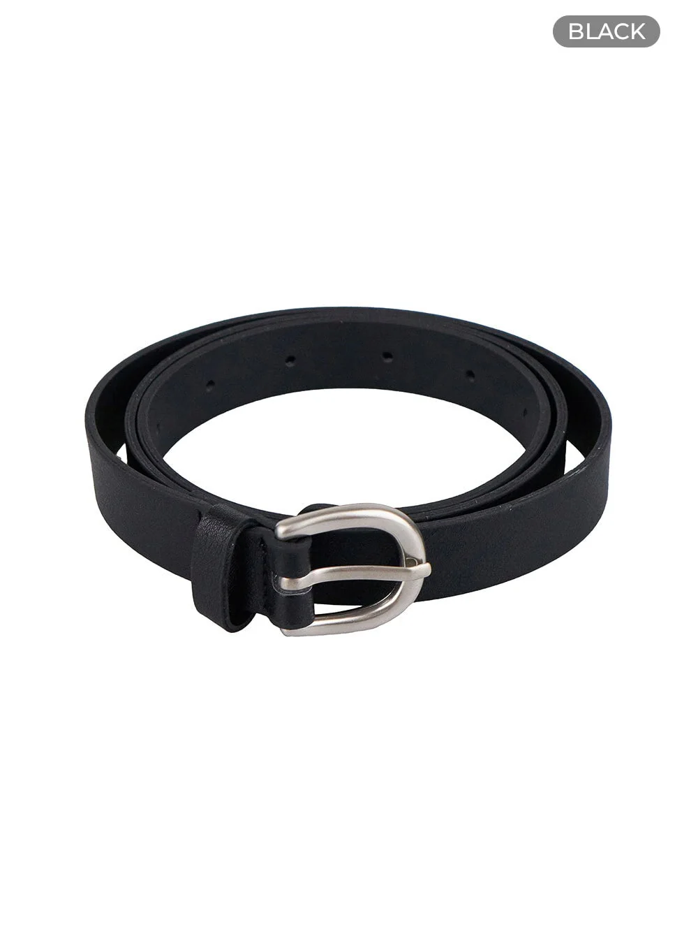 Classic Thin Buckle Belt OO416 - Image 6