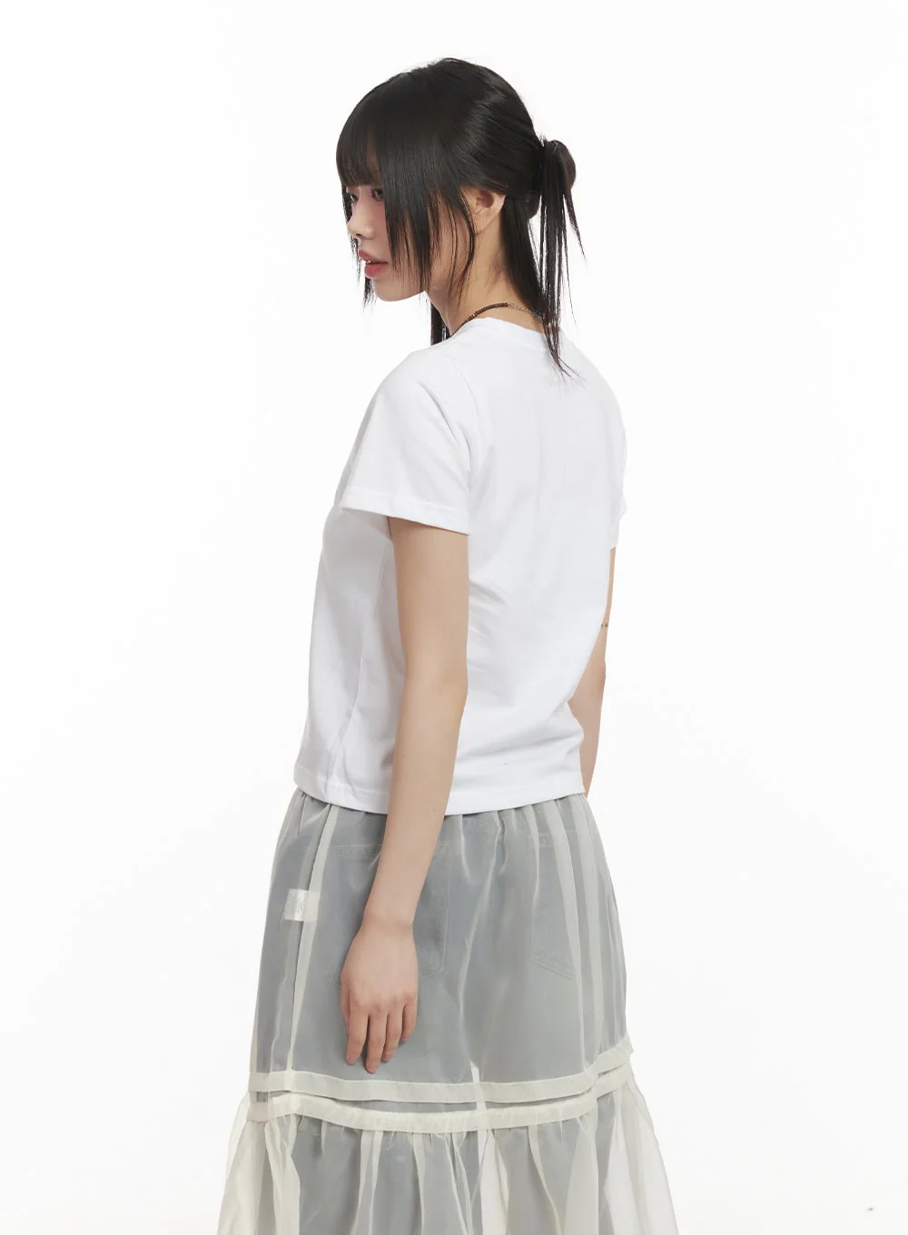 Clover Graphic Crop Top CF518 - Image 7