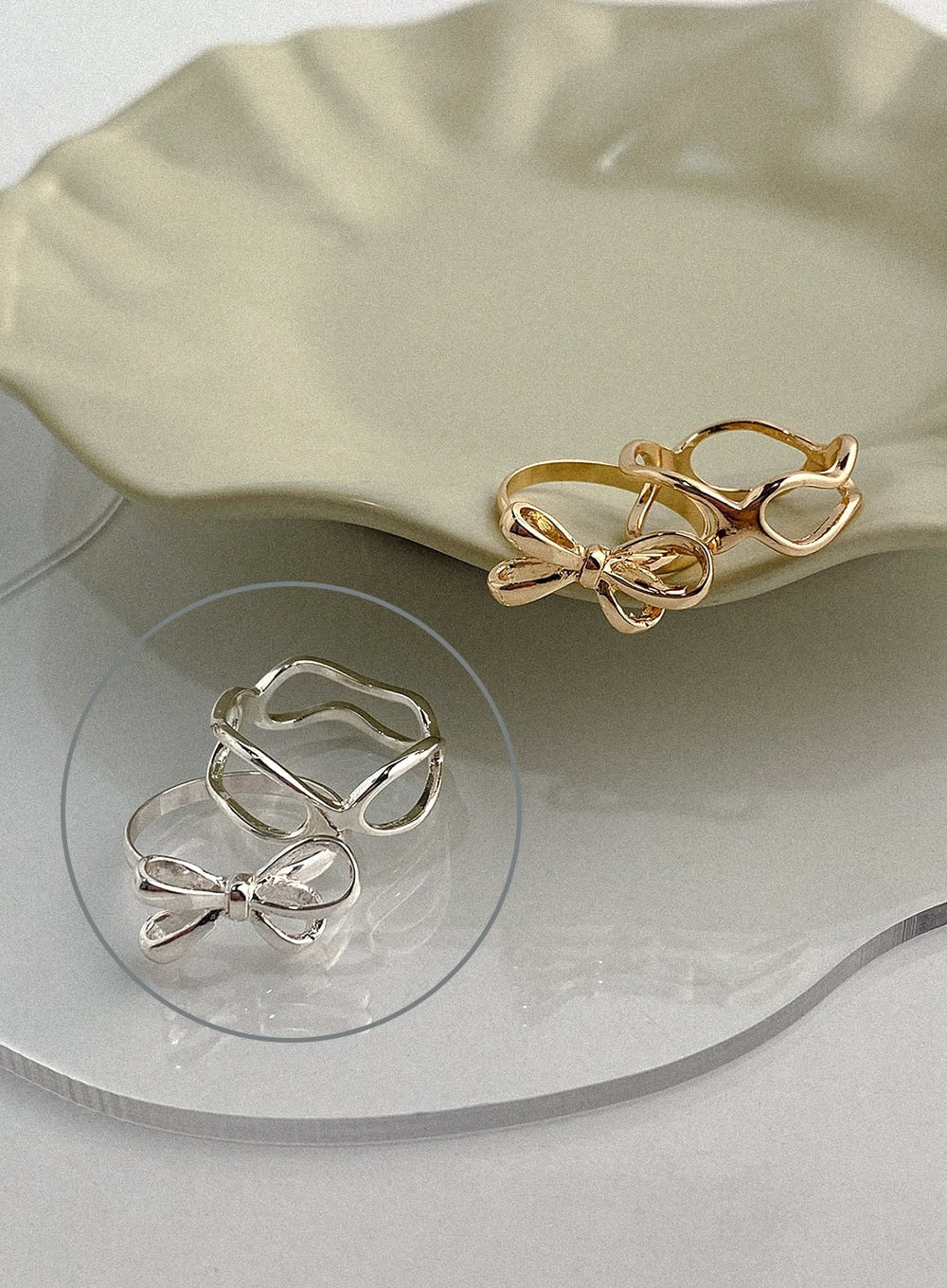 Coco Soft Twist Ring Set IA524 - Image 5