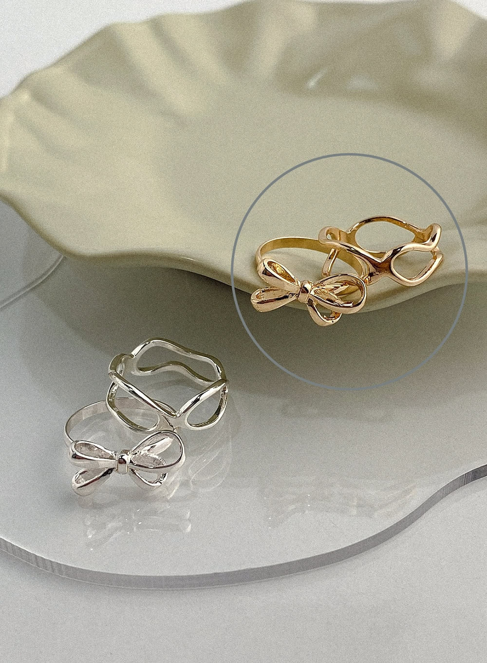 Coco Soft Twist Ring Set IA524 - Image 6