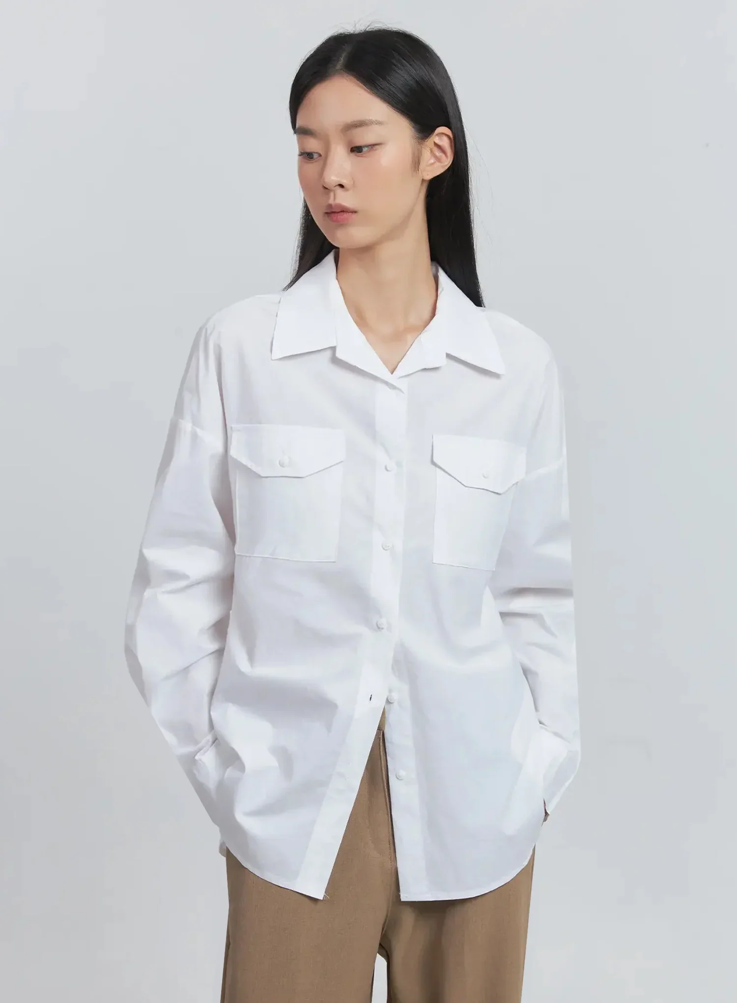 Collared Button-Up Shirt IU512 - Image 16