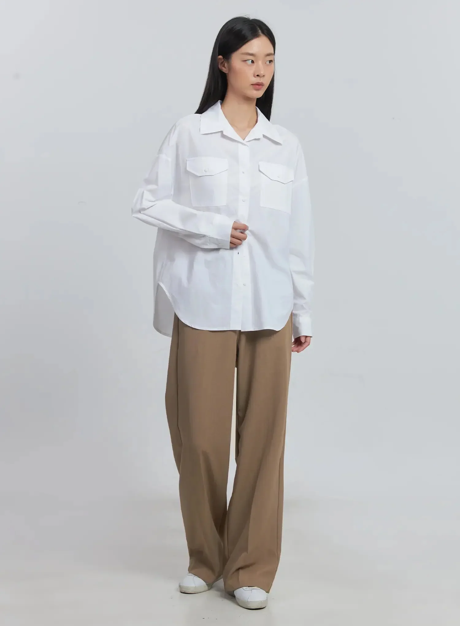 Collared Button-Up Shirt IU512 - Image 18
