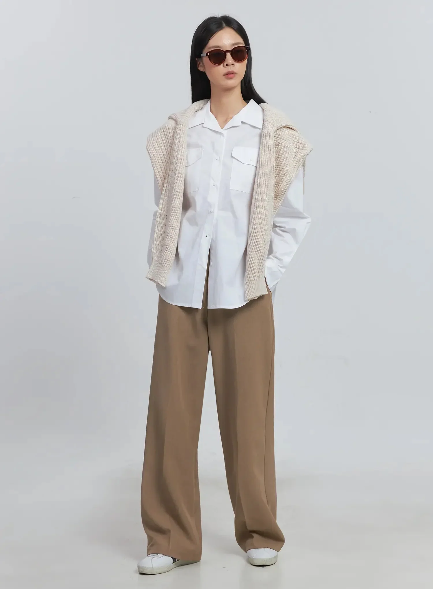 Collared Button-Up Shirt IU512 - Image 3
