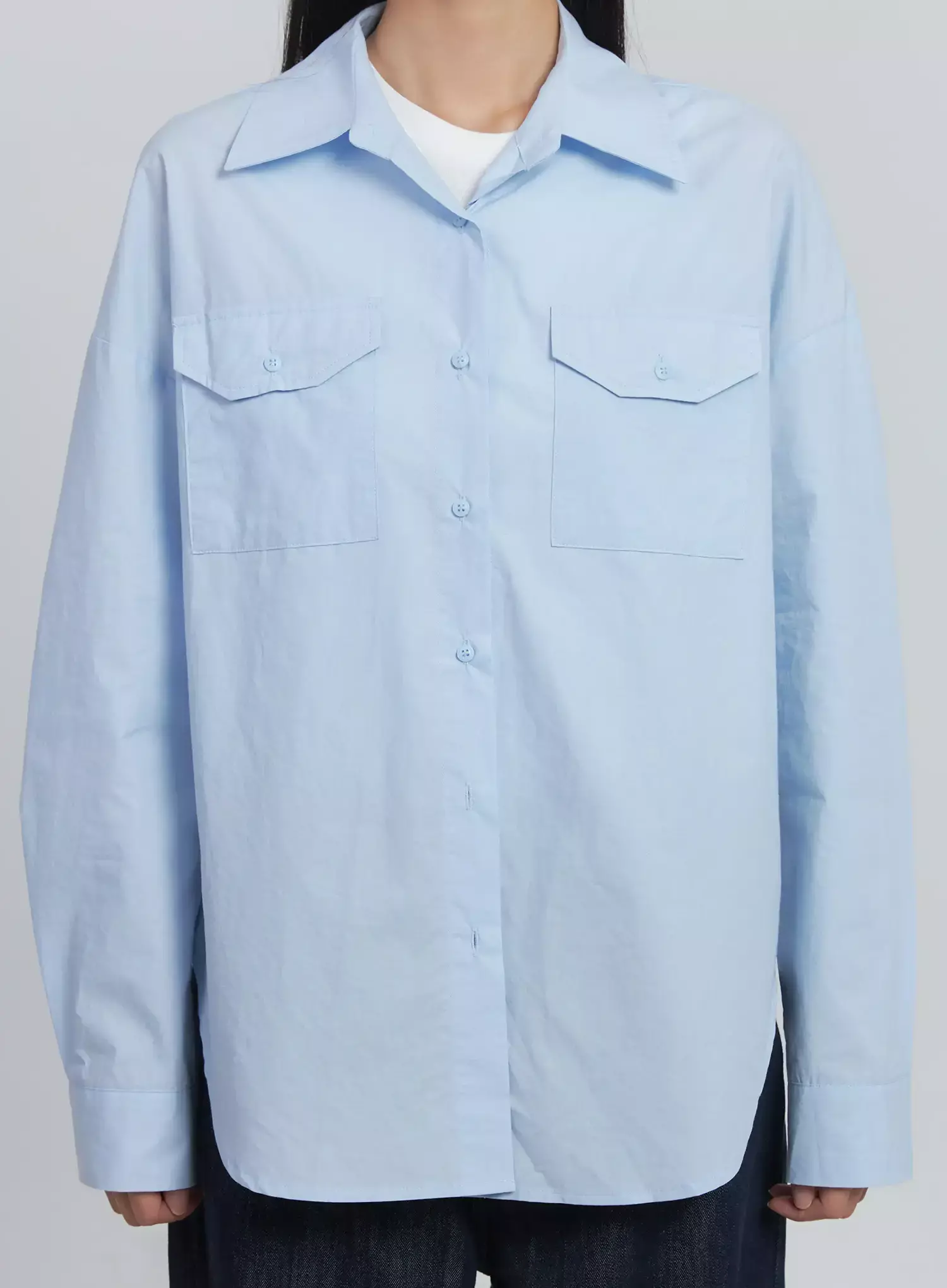 Collared Button-Up Shirt IU512 - Image 9