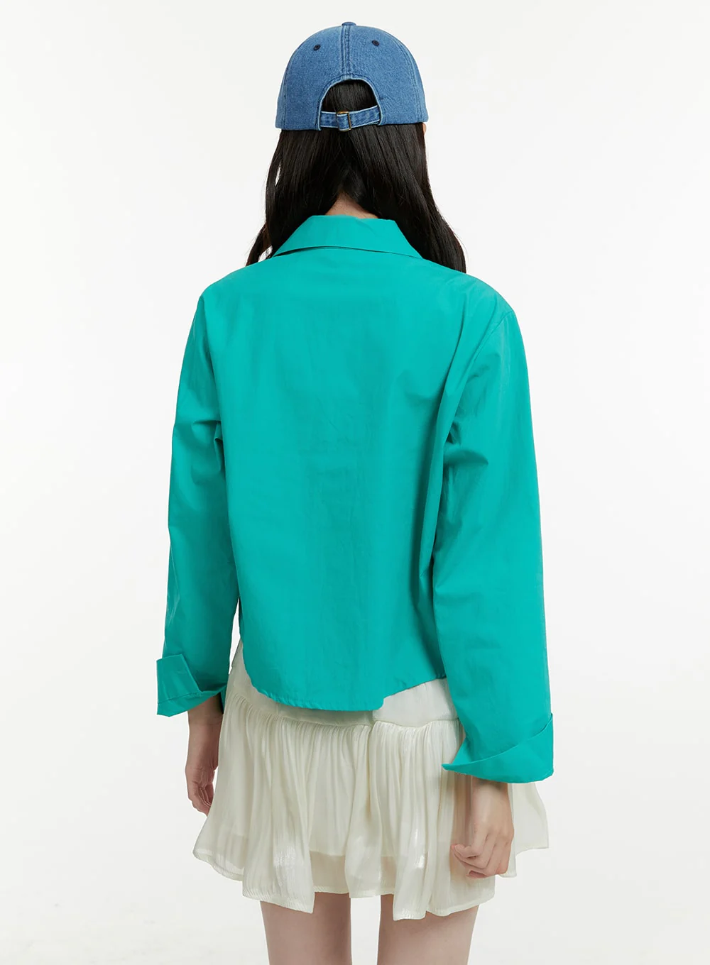 Collared Button-Up Shirt OA405 - Image 3