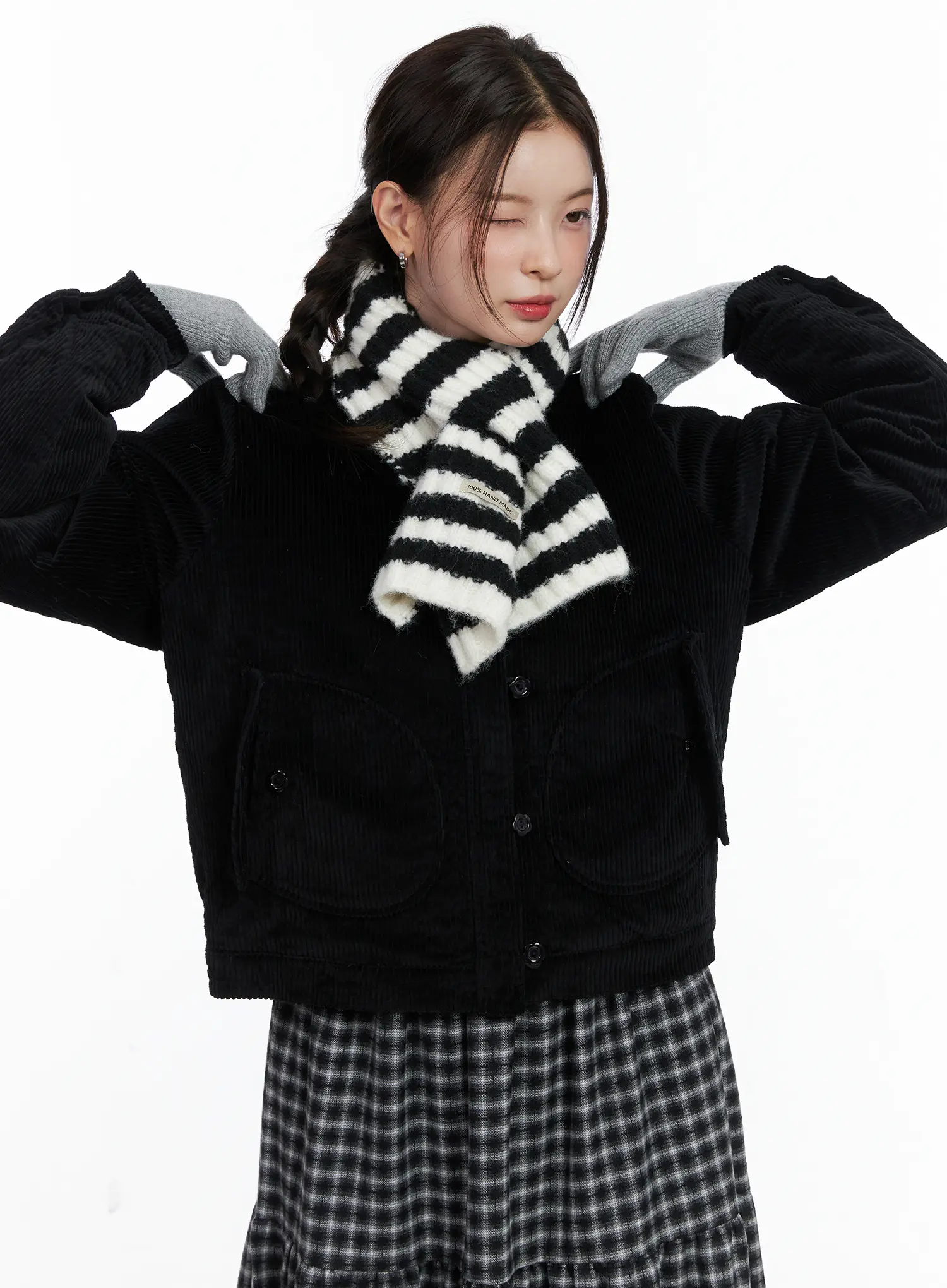 Collared Corduroy Jacket CN519