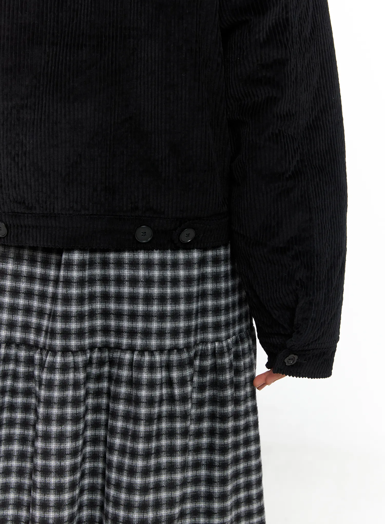 Collared Corduroy Jacket CN519 - Image 6
