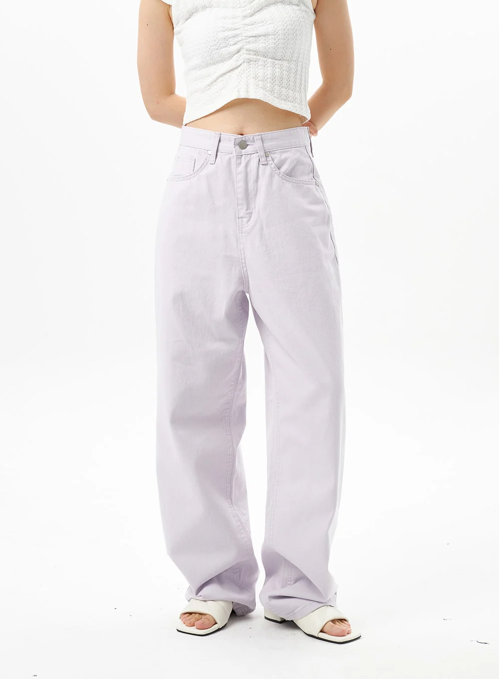 Color Wide Pants OU312 - Image 5