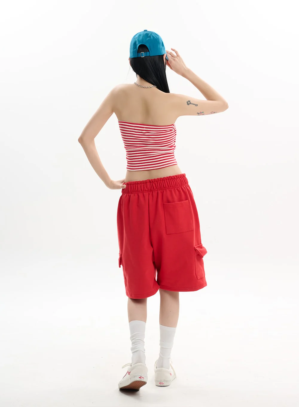 Comfortable Wide Leg Shorts IF413 - Image 7