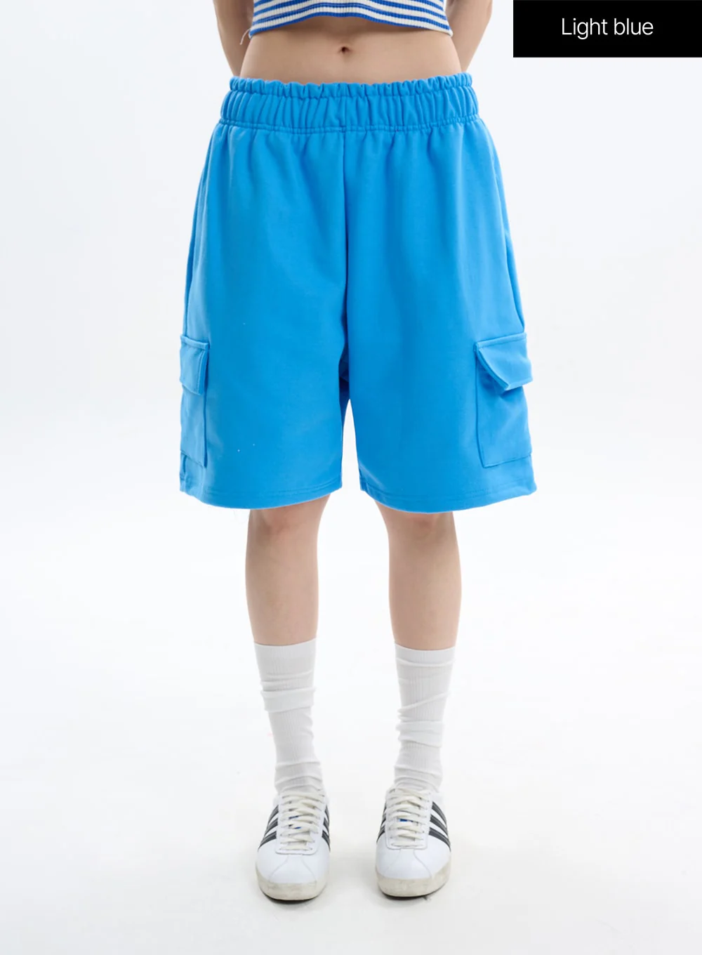 Comfortable Wide Leg Shorts IF413 - Image 9