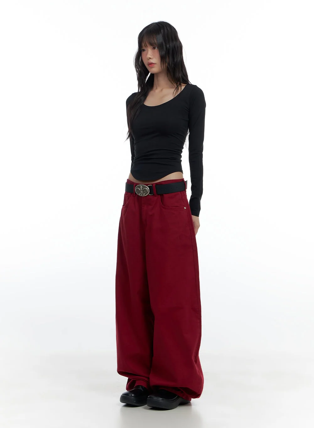 Comfy Oversized Cotton Pants CS420 - Image 2