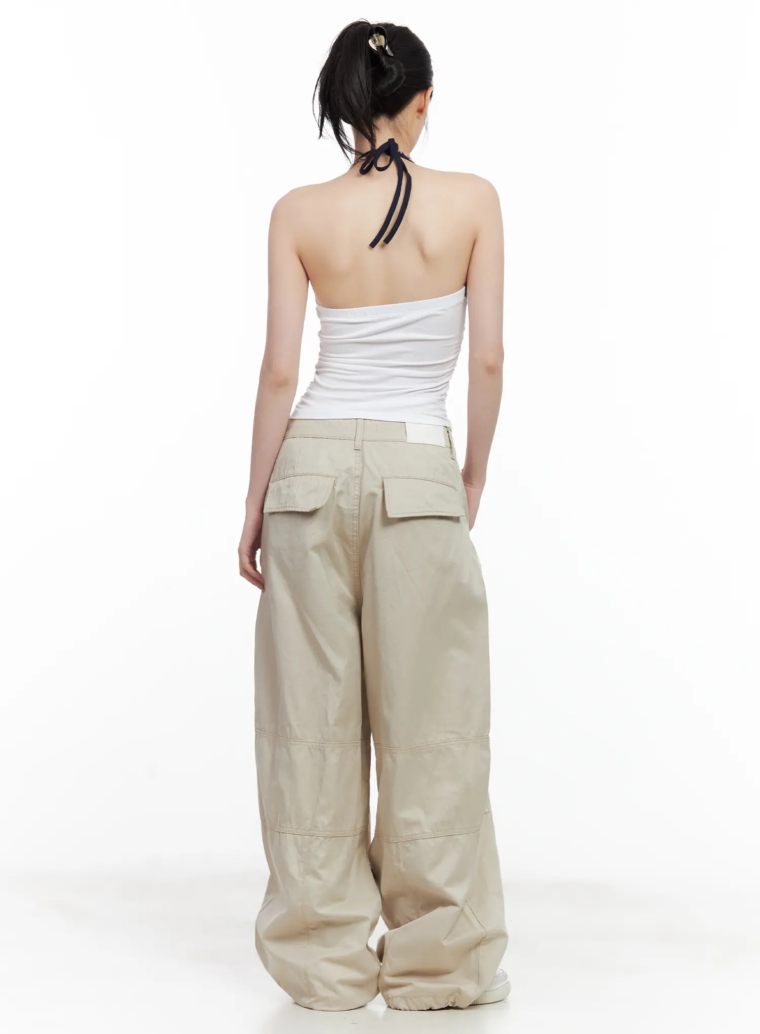 Contrast Graphic Halter Top CU530 - Image 9