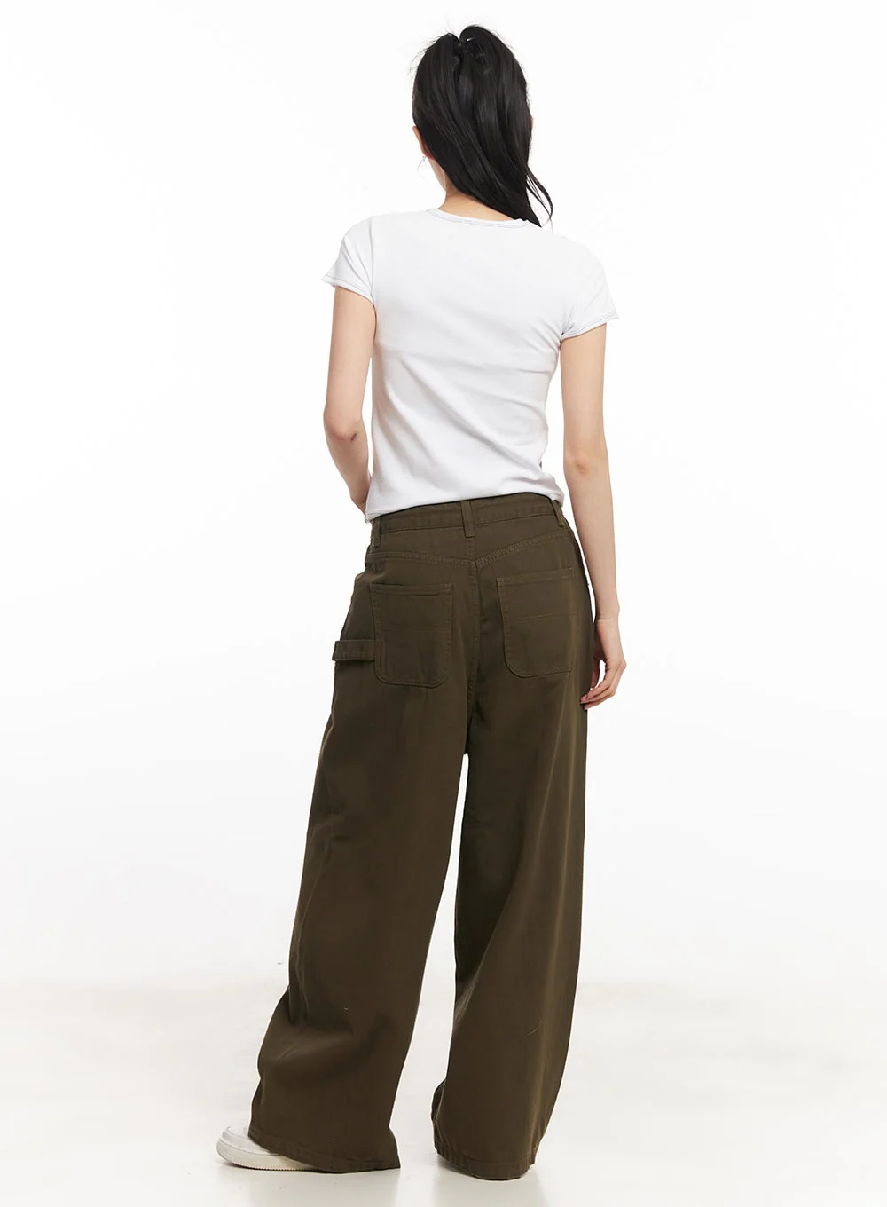 Contrast-Stitch Crop Tee CA514 - Image 7