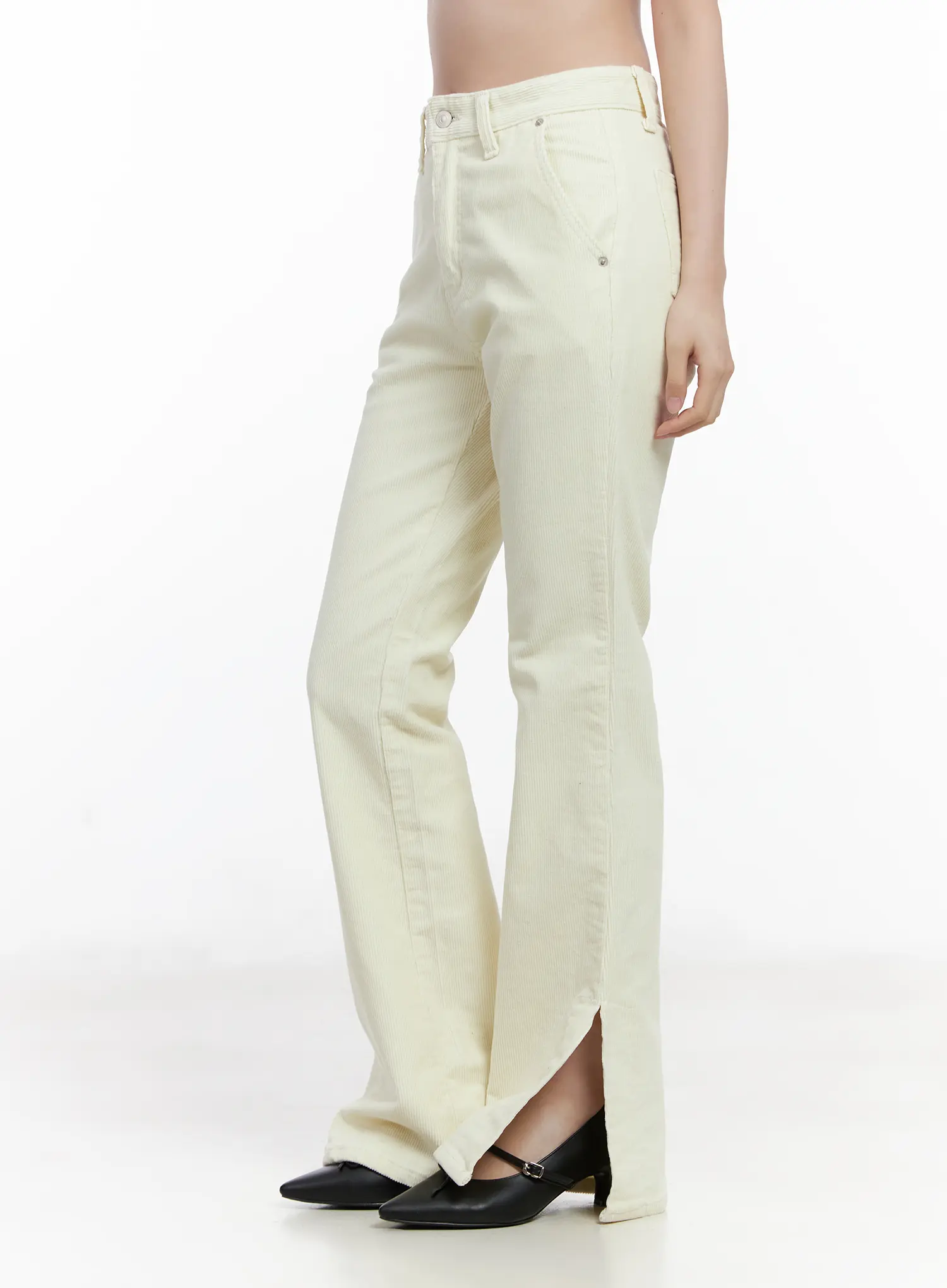 Corduroy Bootcut Pants CJ520 - Image 3