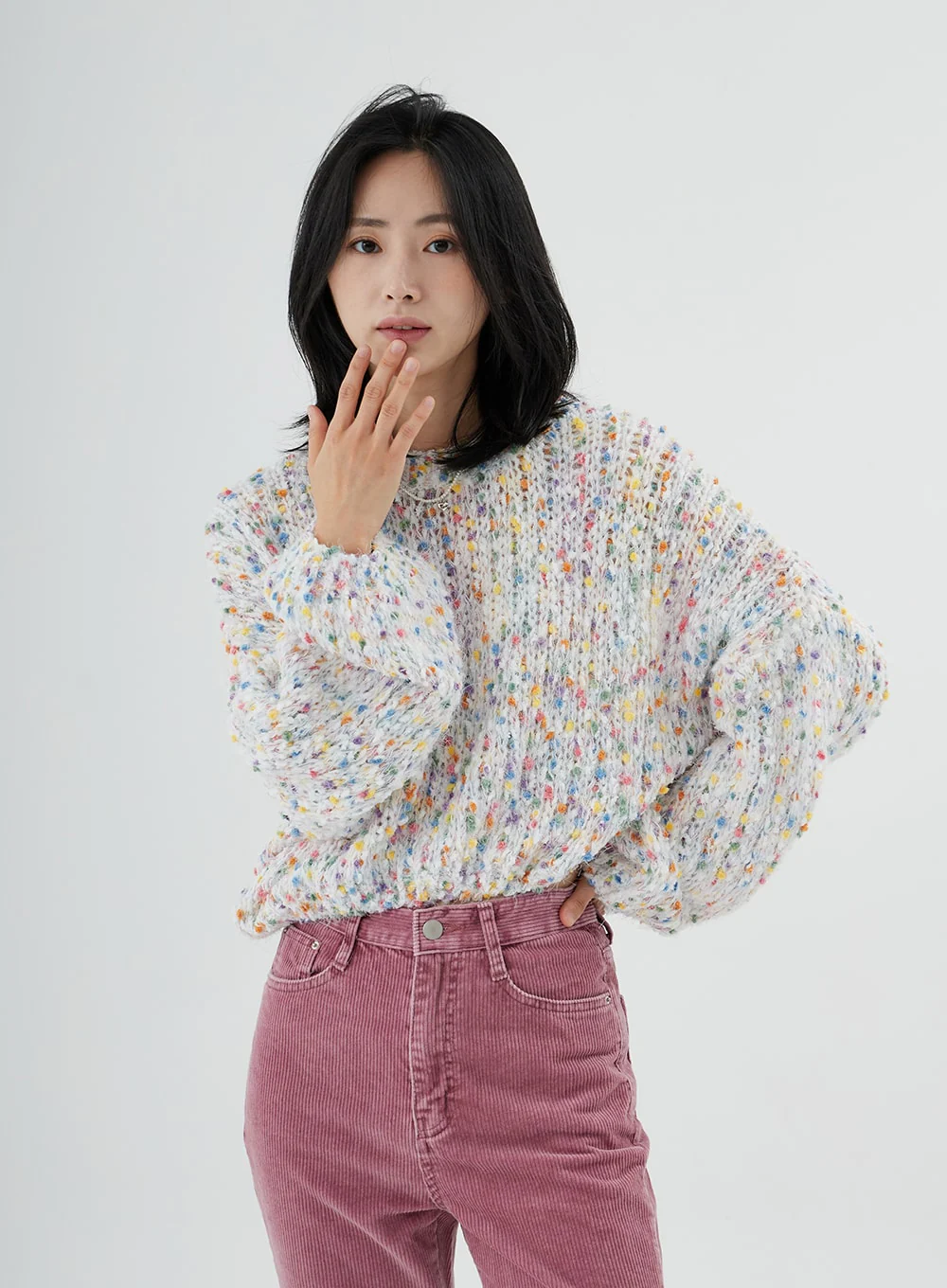 Corduroy Bootcut Pants ON07 - Image 6