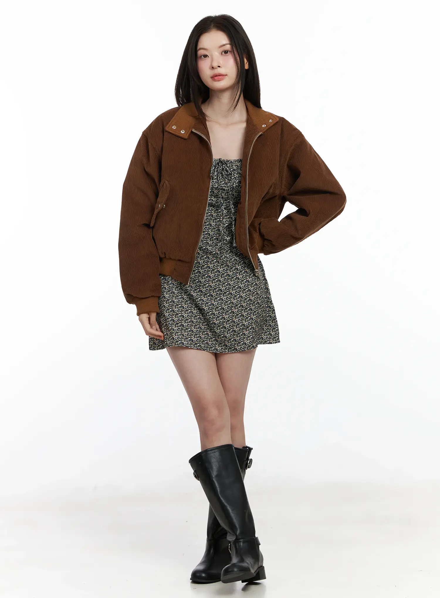 Corduroy Two-Way Jumper IF520 - Image 3