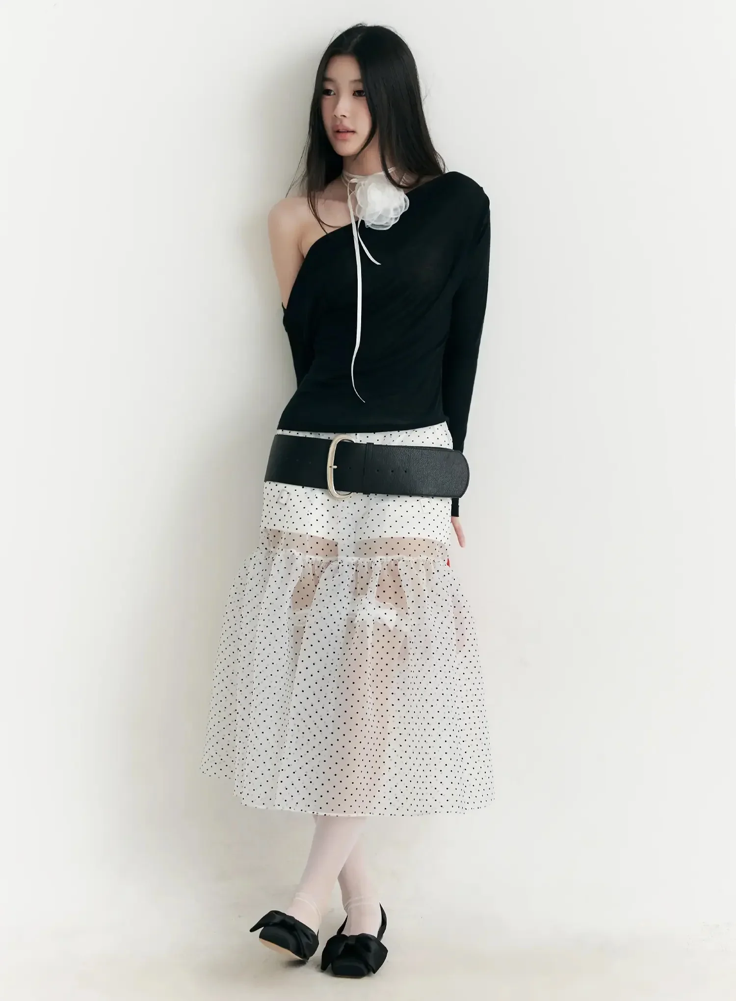 Corsage Neck Scarf IM504 - Image 3