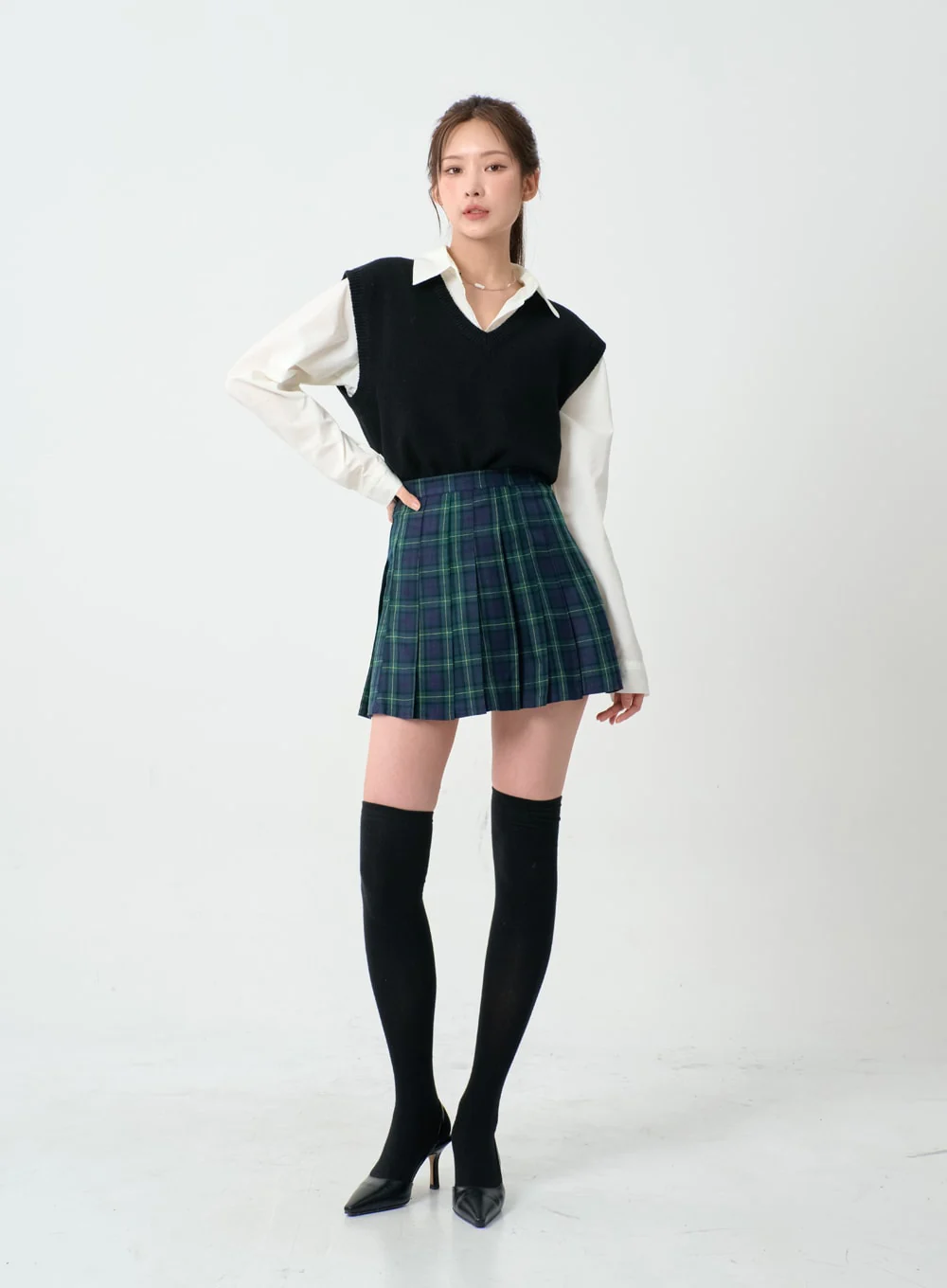 Cotton Cropped Long Sleeve T-Shirt IS15 - Image 15