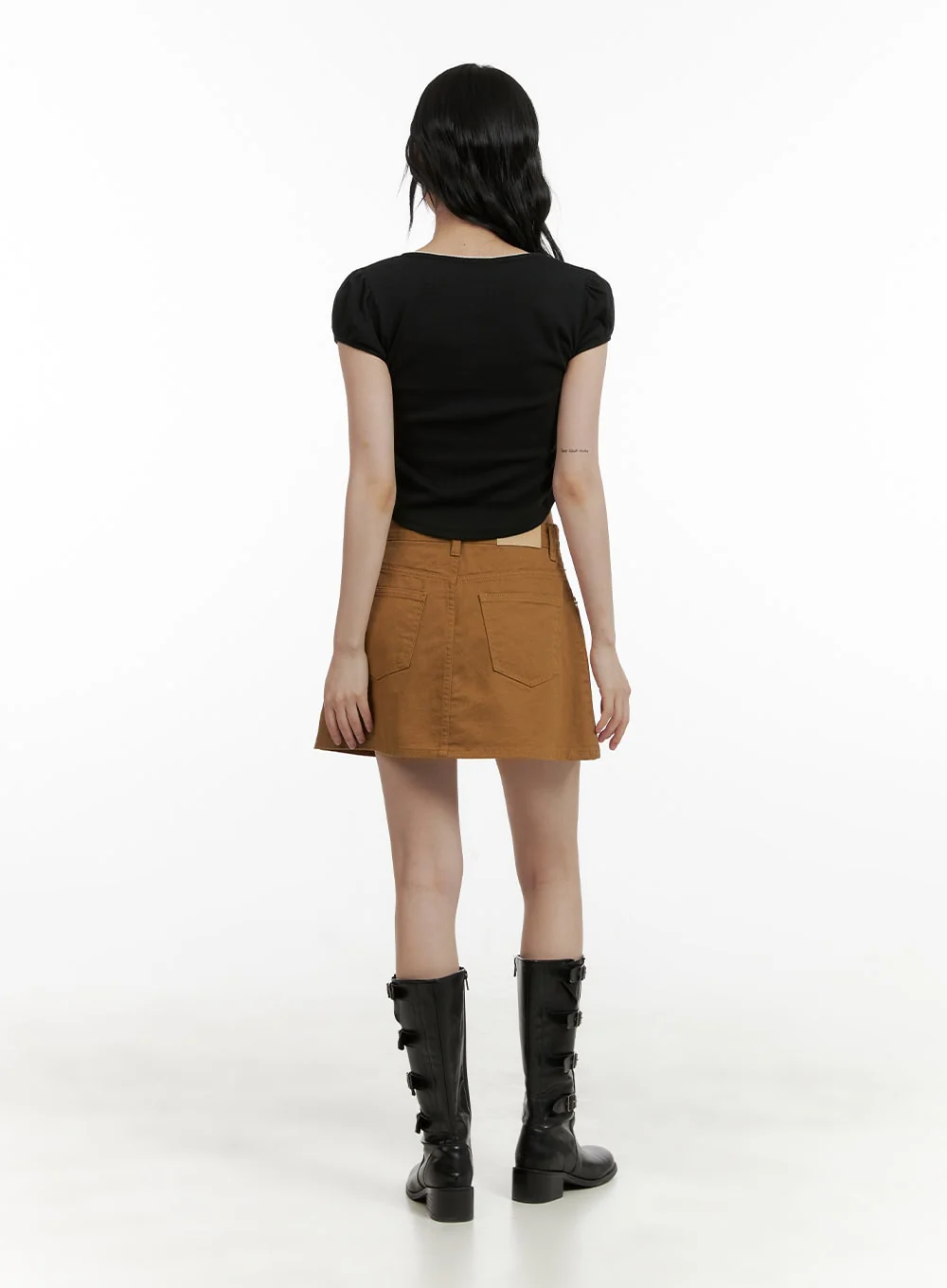Cotton Mini Skirt CU410 - Image 5