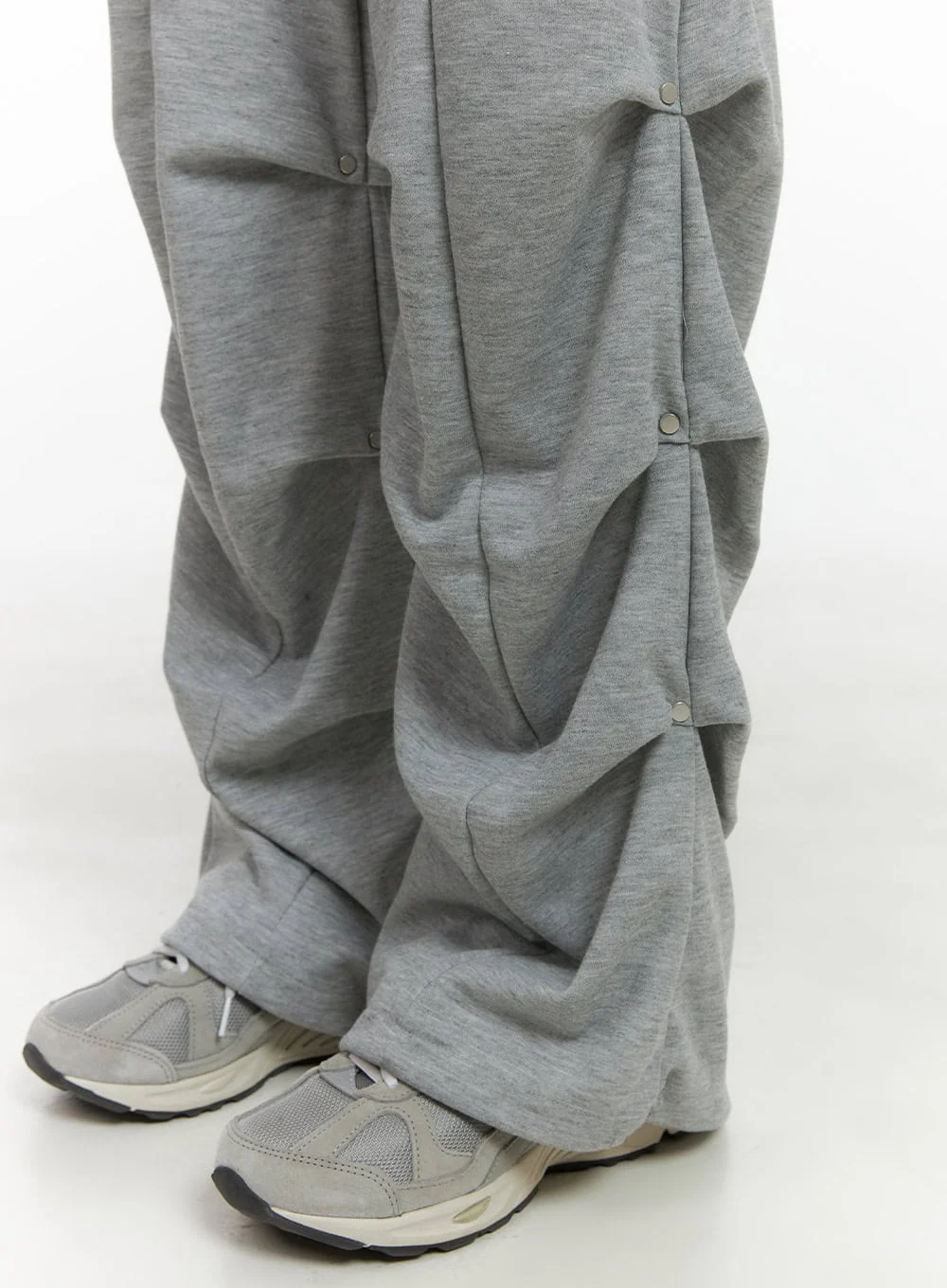 Cotton Pintuck Banded Sweatpants CS405 - Image 3