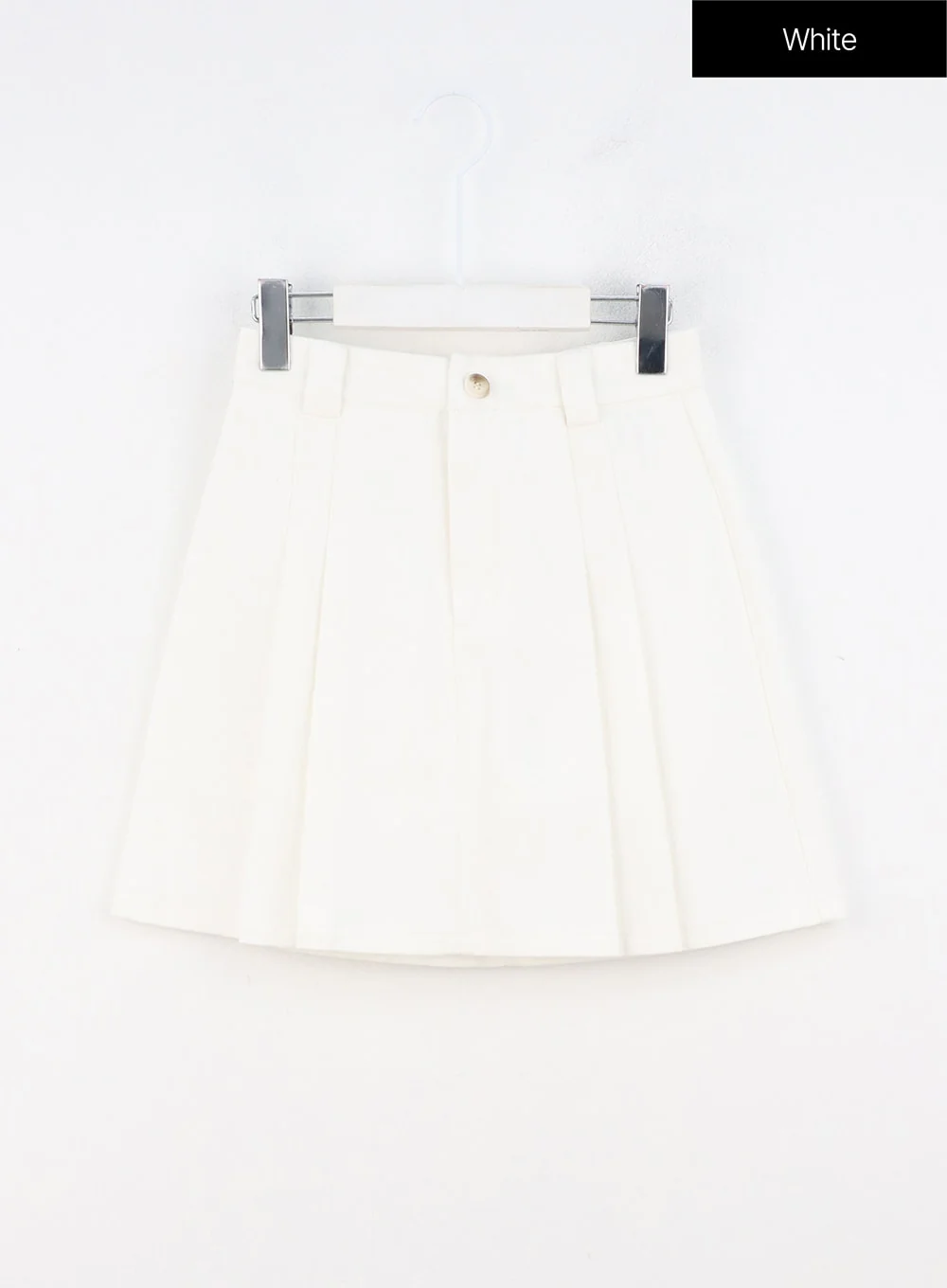 Cotton Pleated Mini Skirt OO312 - Image 13