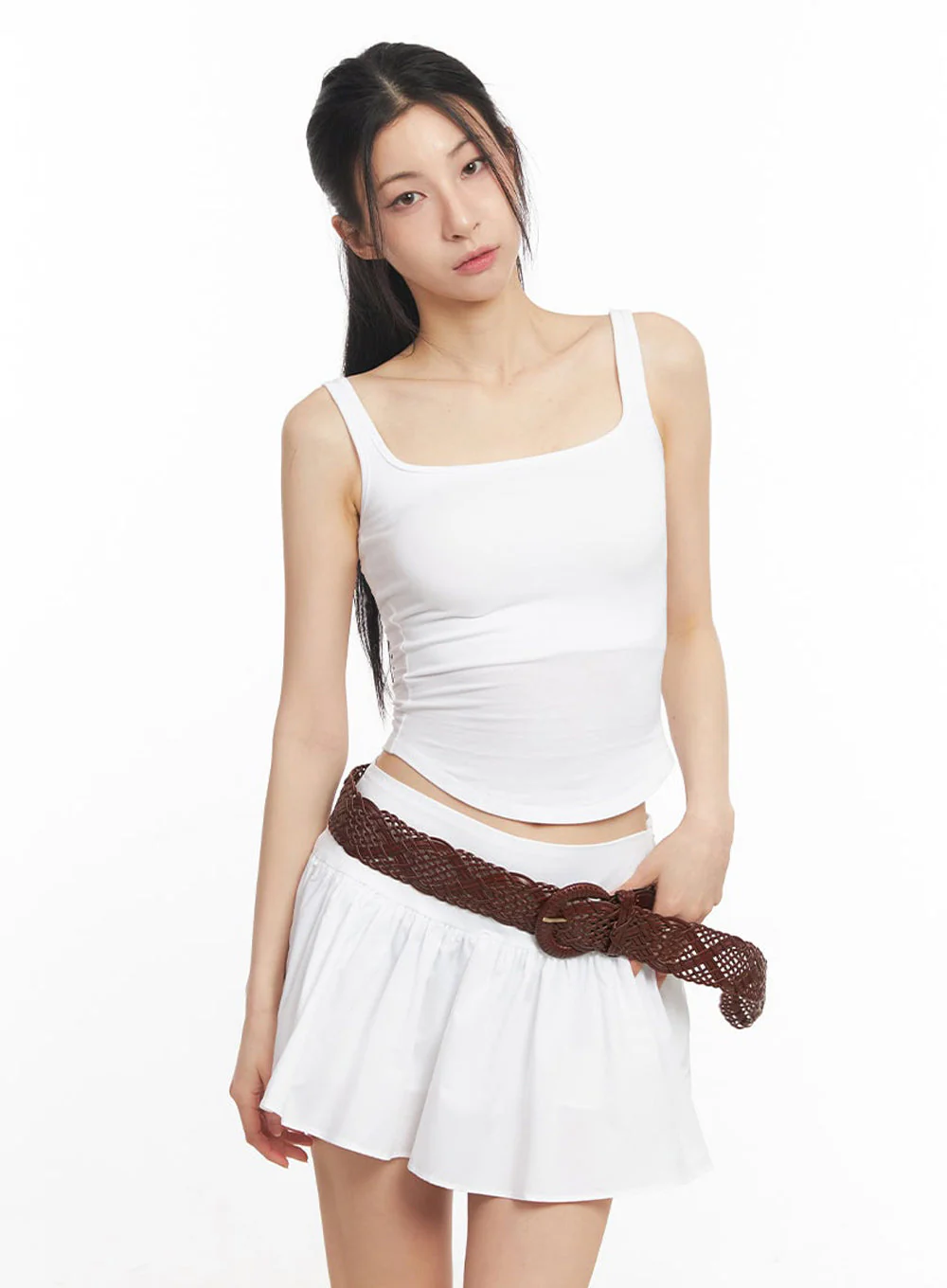 Cotton Square-Neck Tank Top IU504 - Image 14