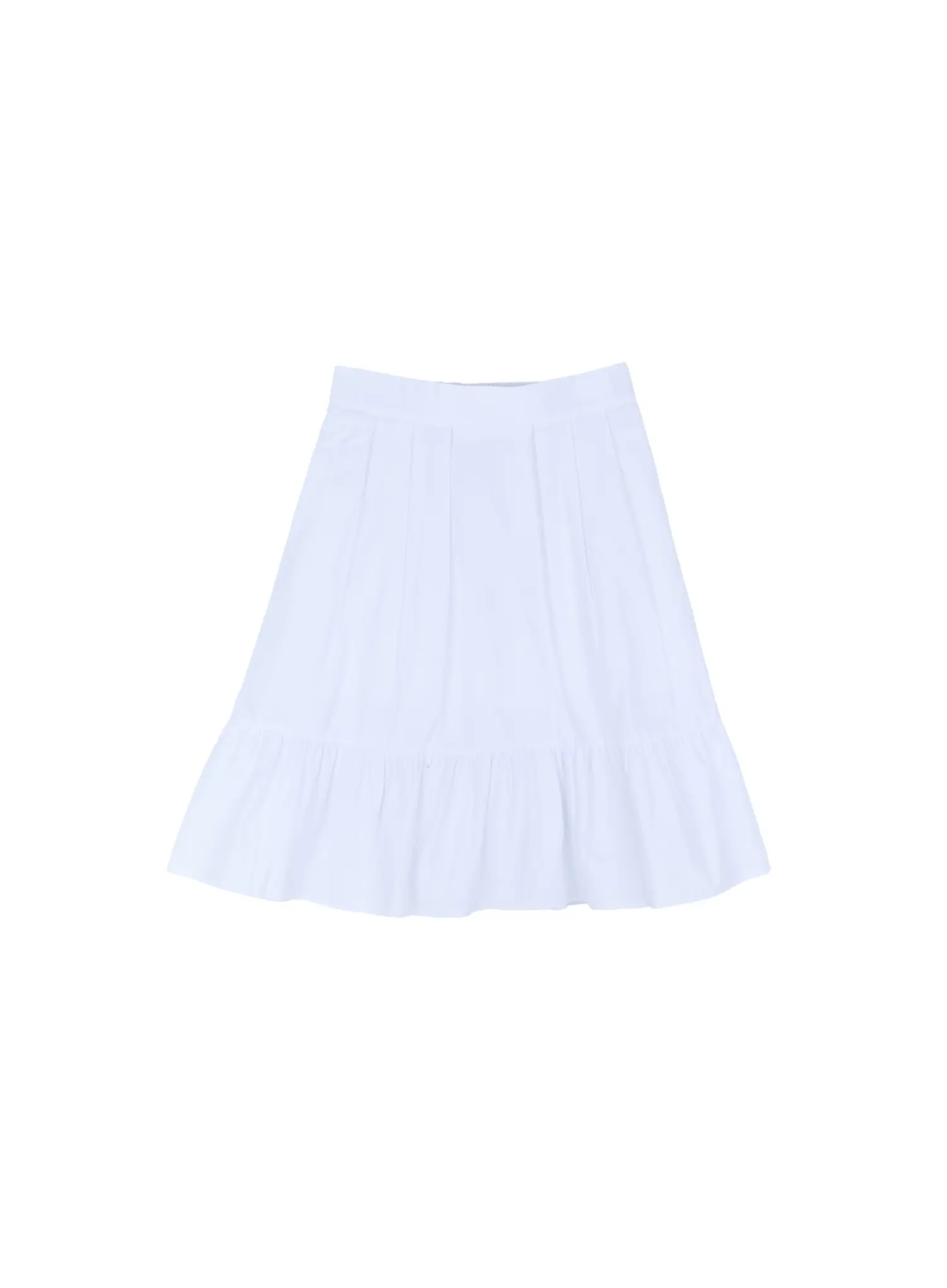 Cotton Tiered Midi Skirt CG507 - Image 14