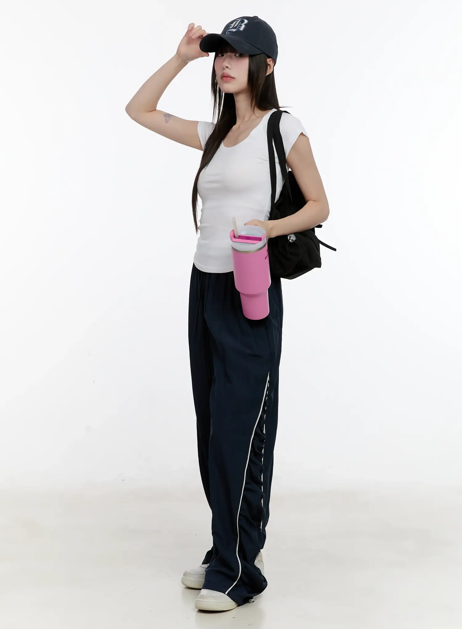 Cotton U-Neck Essential Top CL504 - Image 9