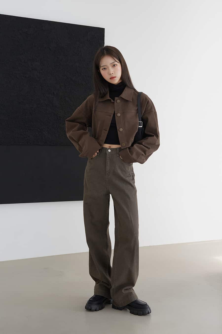 Cotton Wide Leg Pants (Fleece Lined available) F02 - Image 2