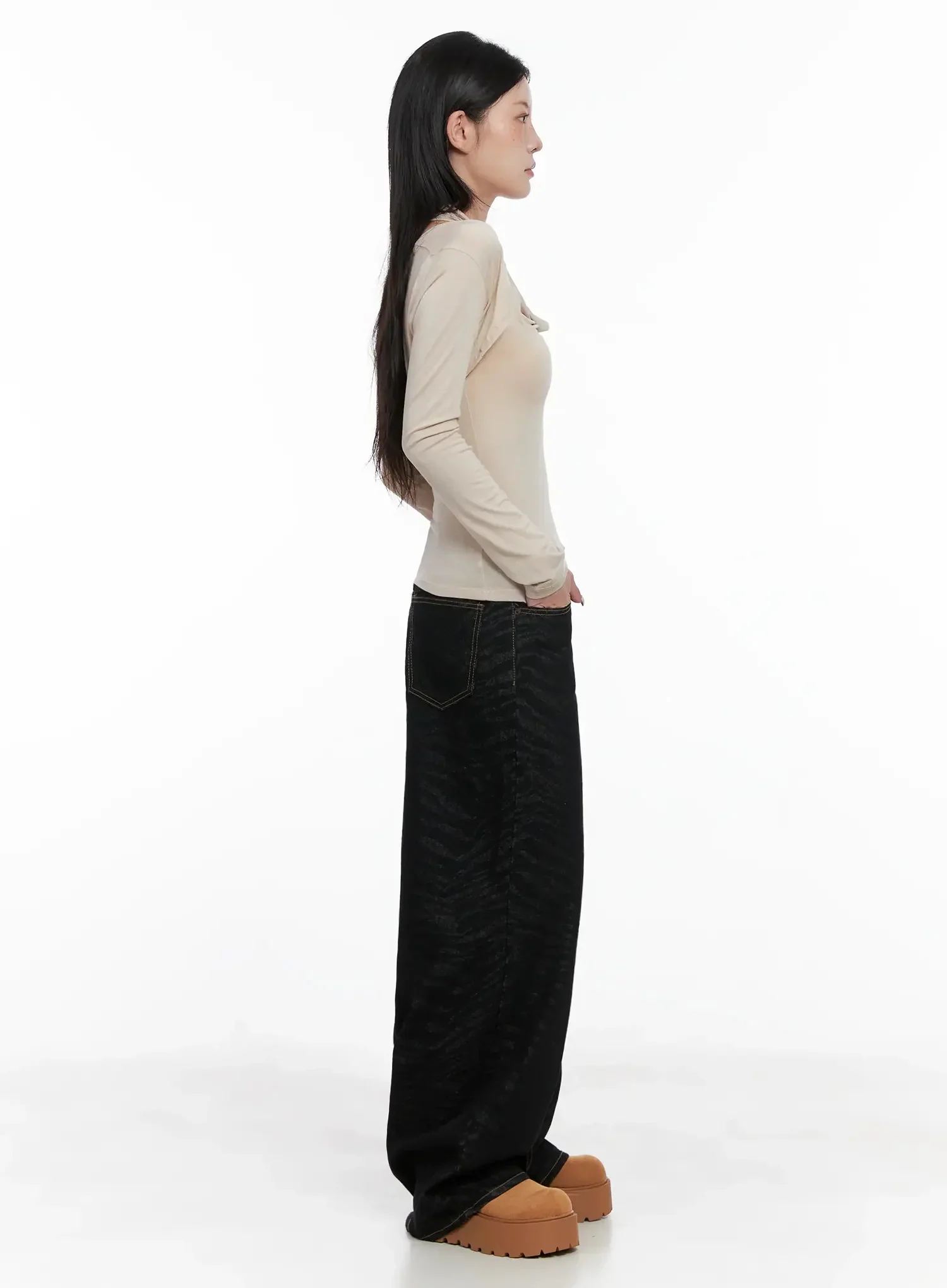 Cowl Neck Top Bolero Set IS508 - Image 9