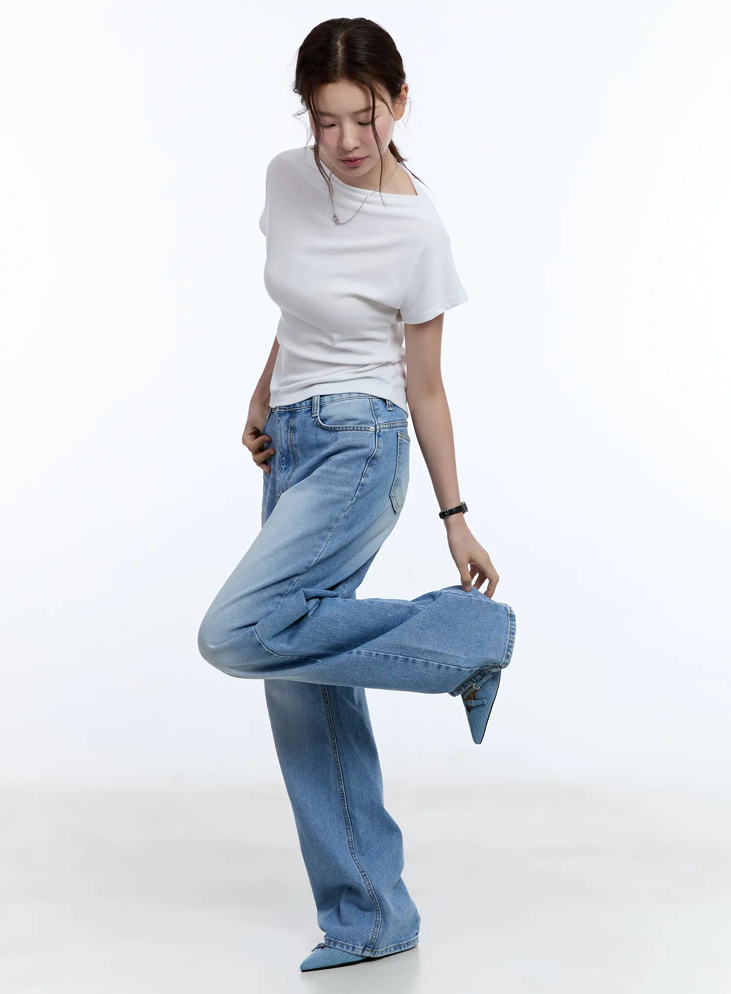 Cozy Boat-Neck Short Sleeve Tee CU513 - Image 4