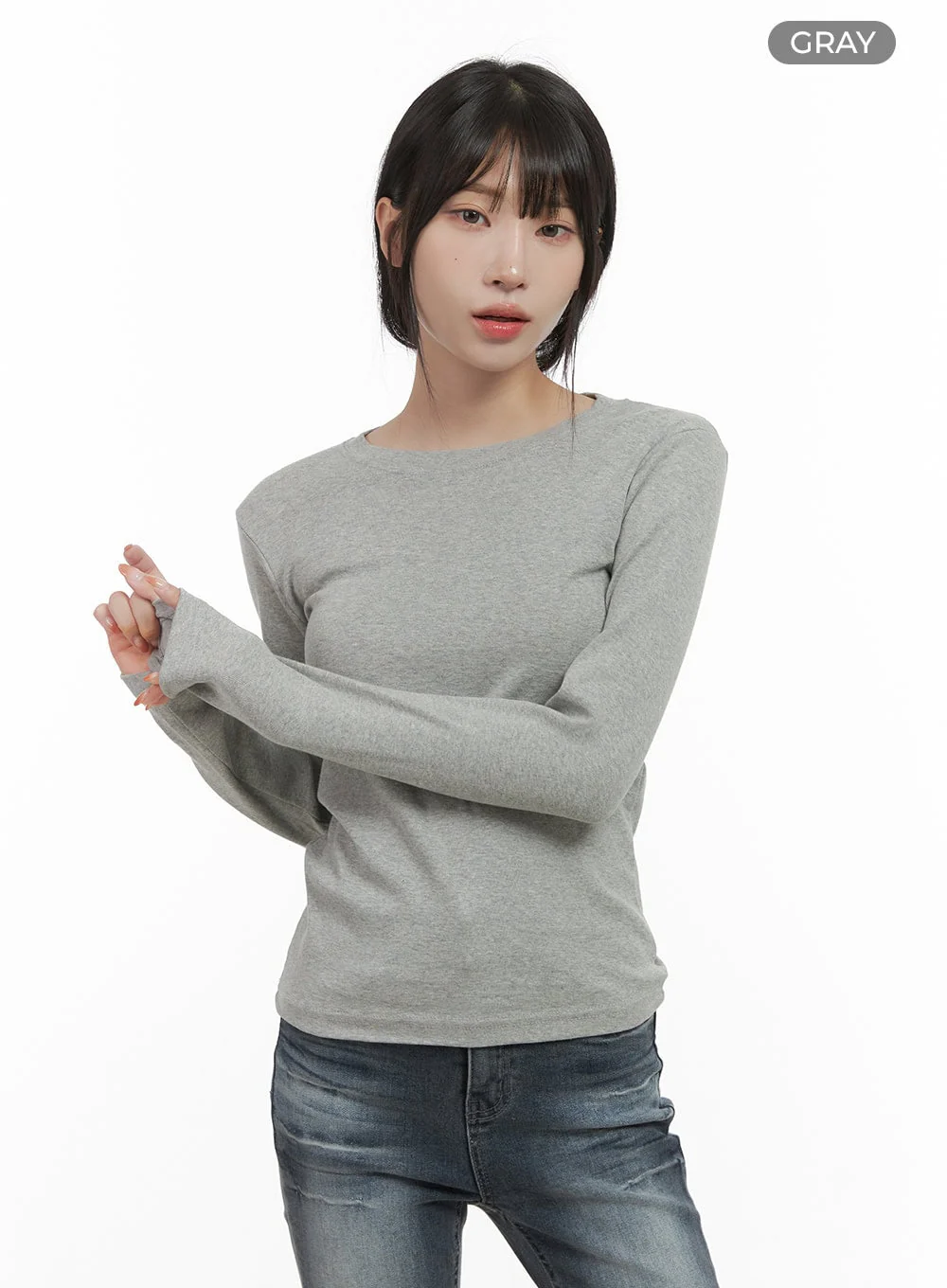 Cozy Cotton Long Sleeve Tee CS413 - Image 8