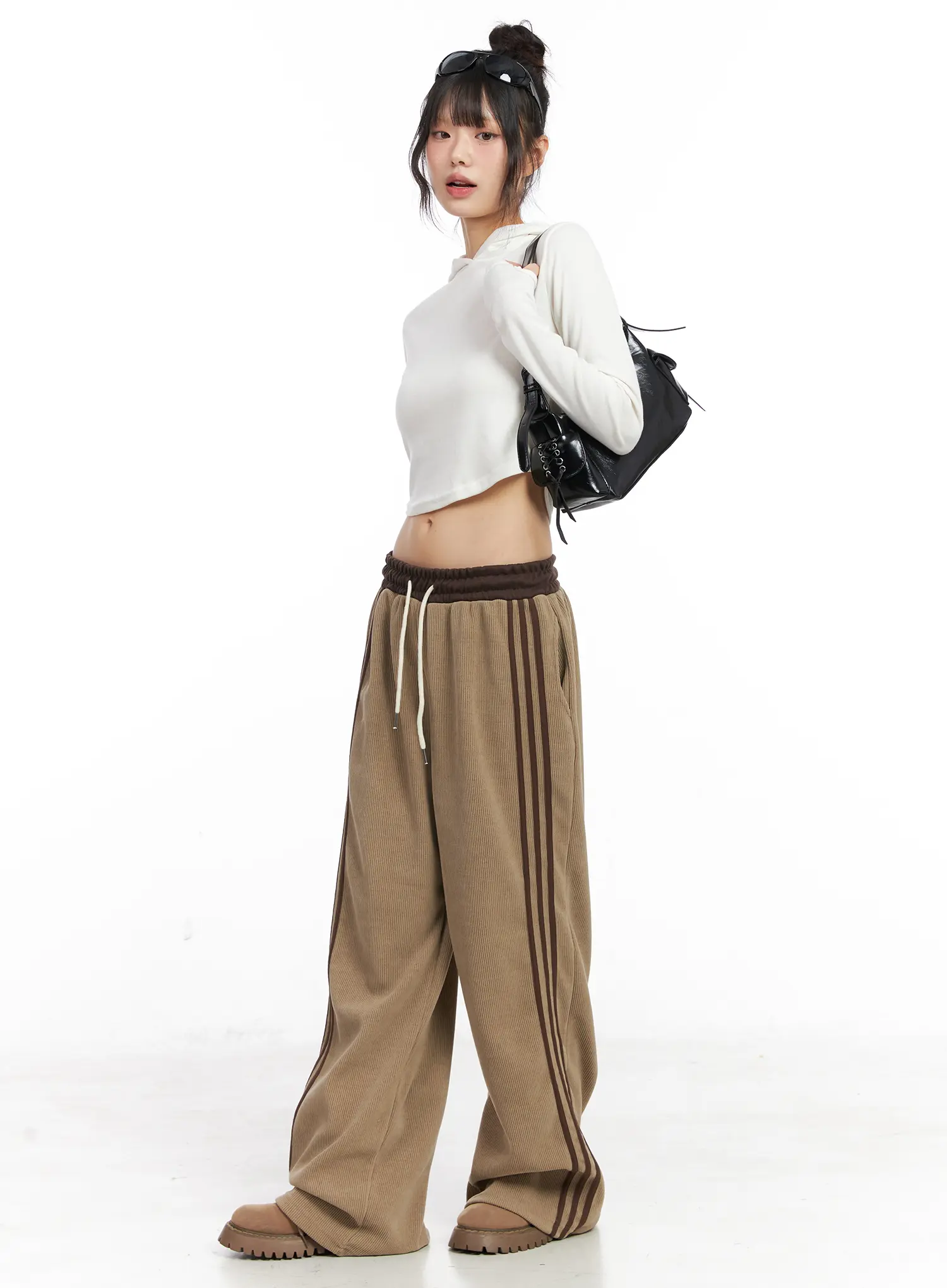 Cozy Cropped Fleece Hoodie CN521