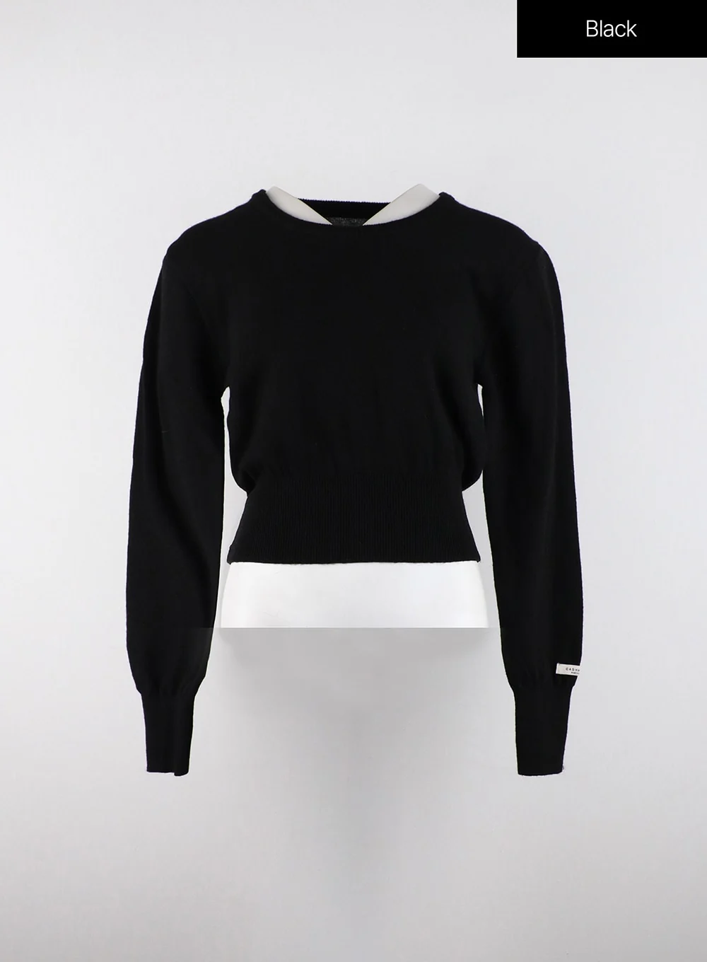 Cozy Cropped Knit Sweater OD320 - Image 12