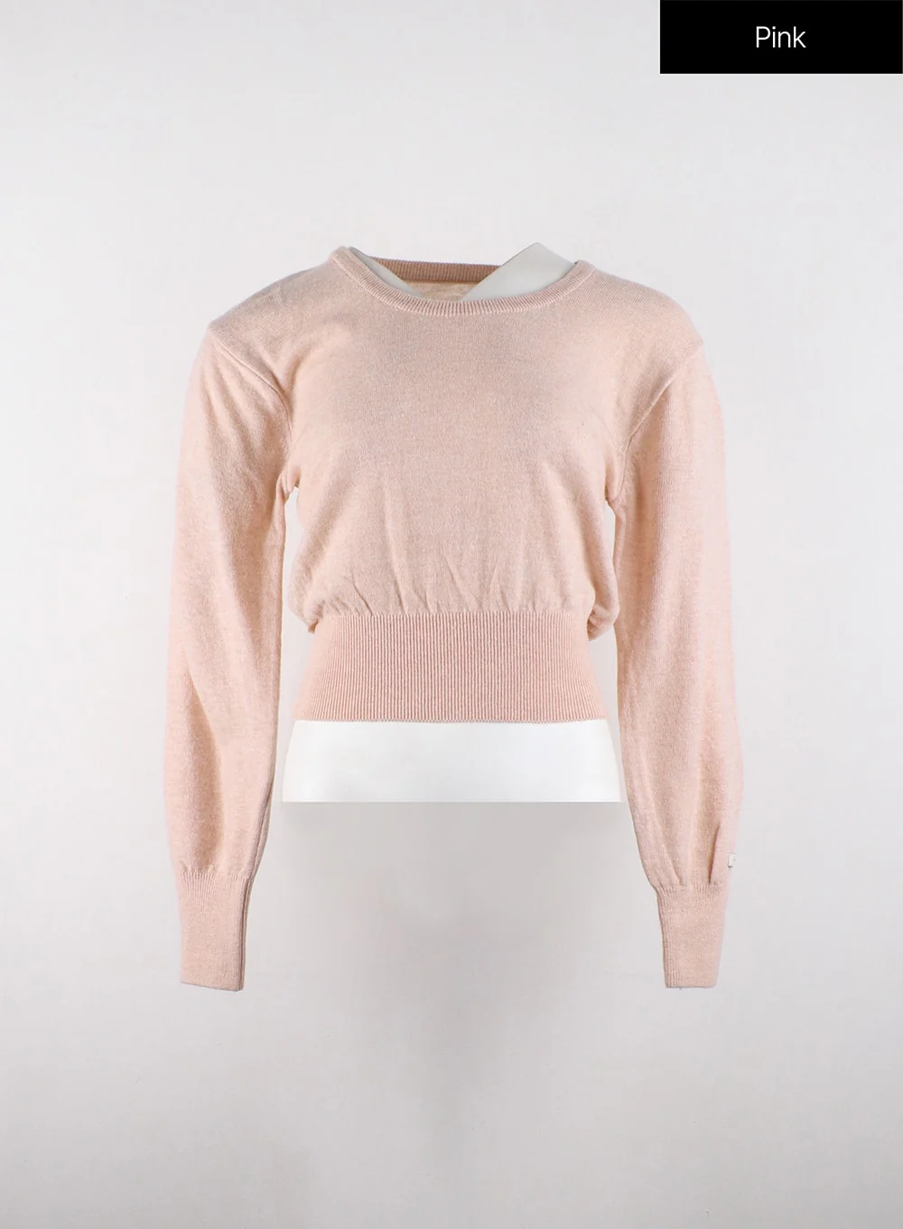 Cozy Cropped Knit Sweater OD320 - Image 14