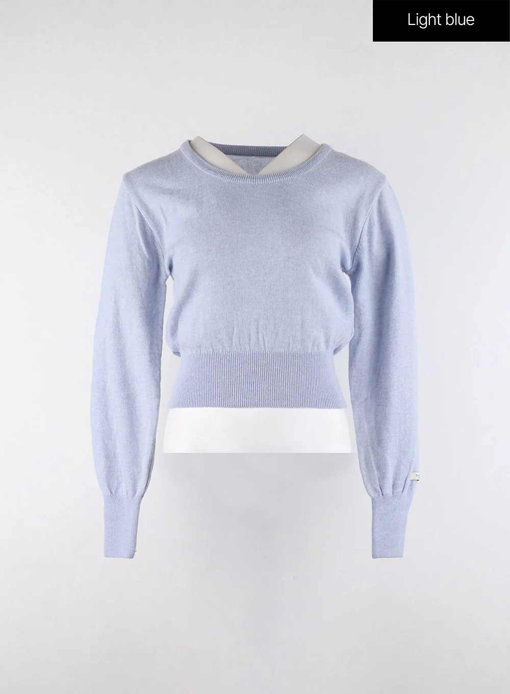 Cozy Cropped Knit Sweater OD320 - Image 7